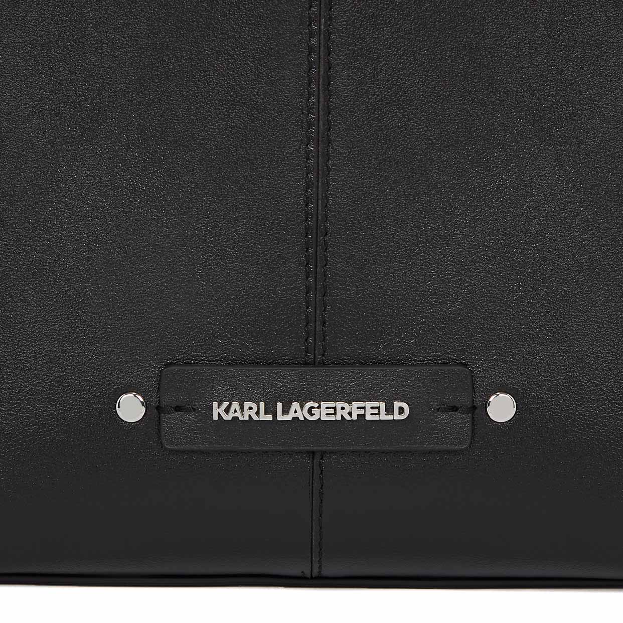 K/Hardware Small Tote Bag -Black/Nickel - Image 3