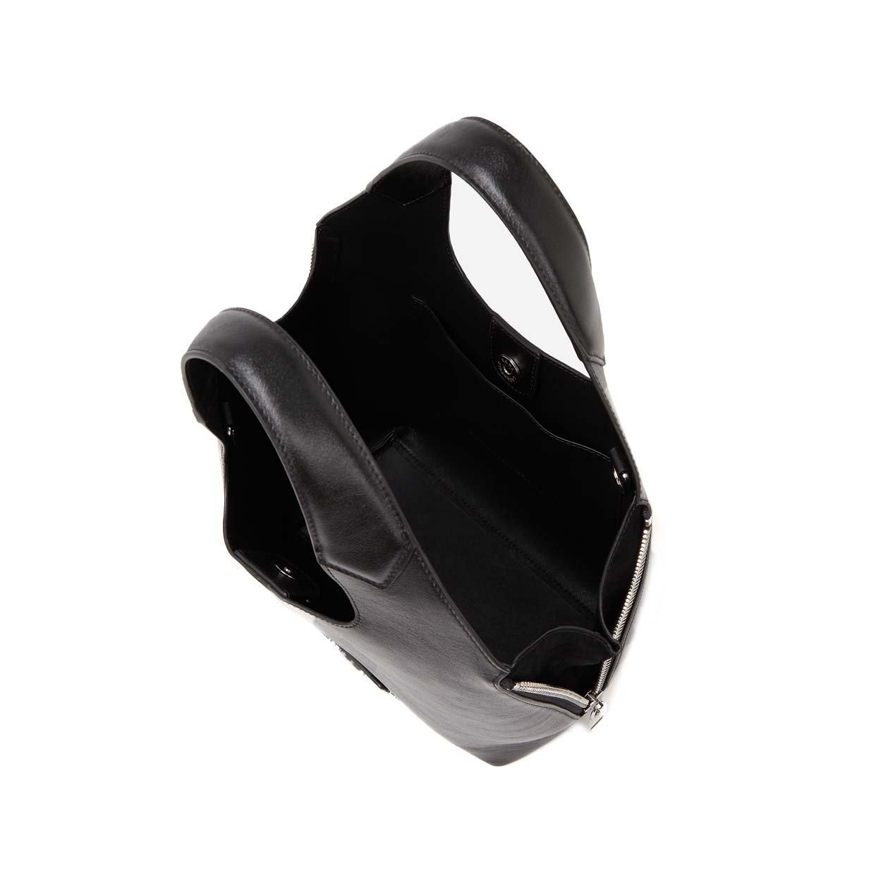 K/Hardware Small Tote Bag -Black/Nickel - Image 4