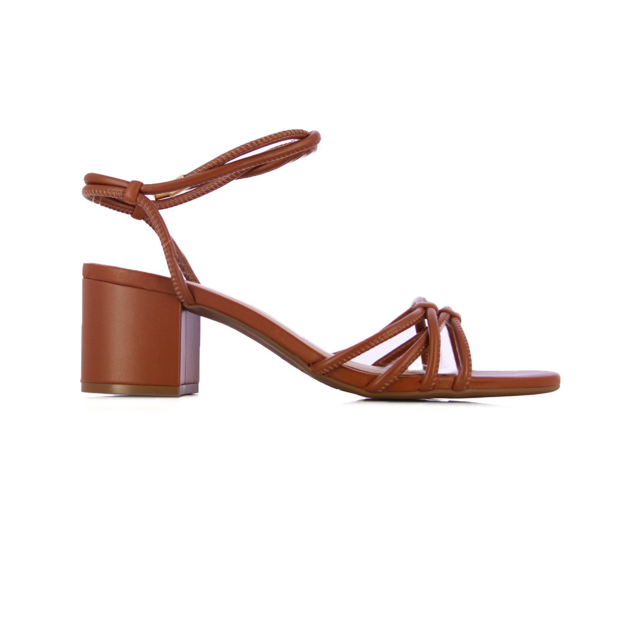 Ankle Tie Sandals -Natural