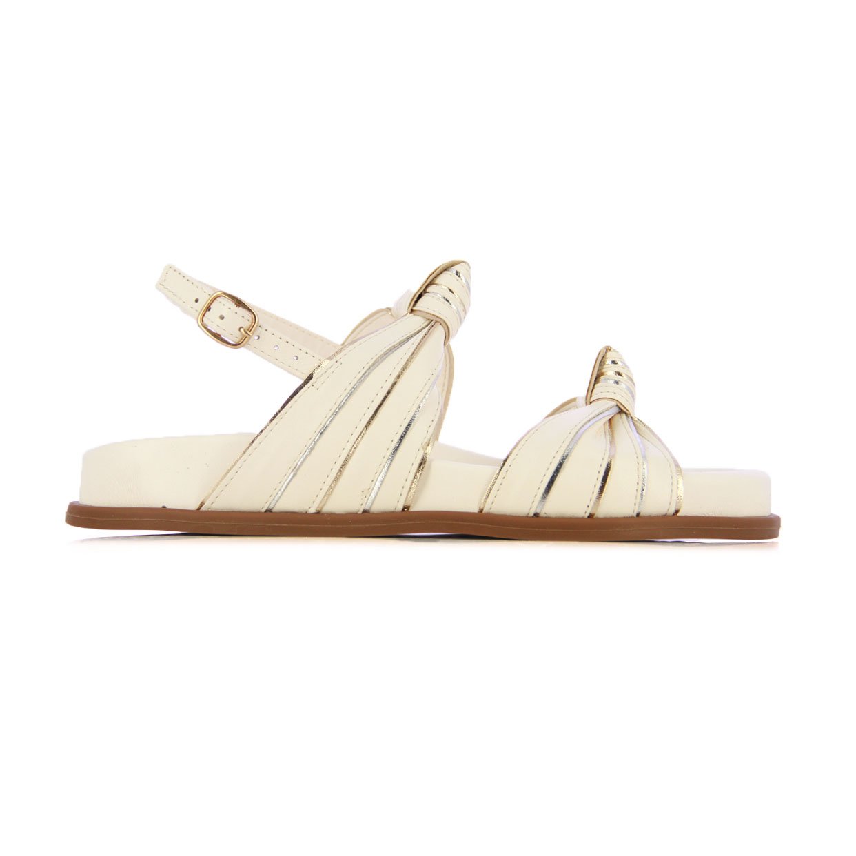 Knot Sandals -Crema