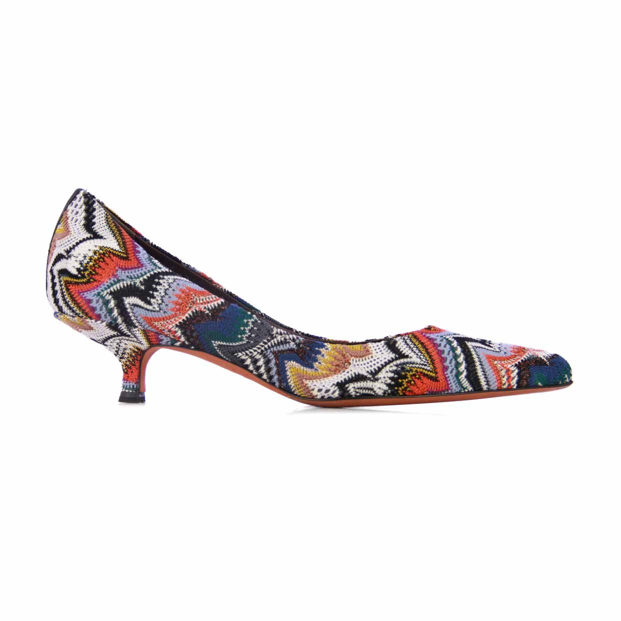 Grace Raschel Pump -Multi/Blue