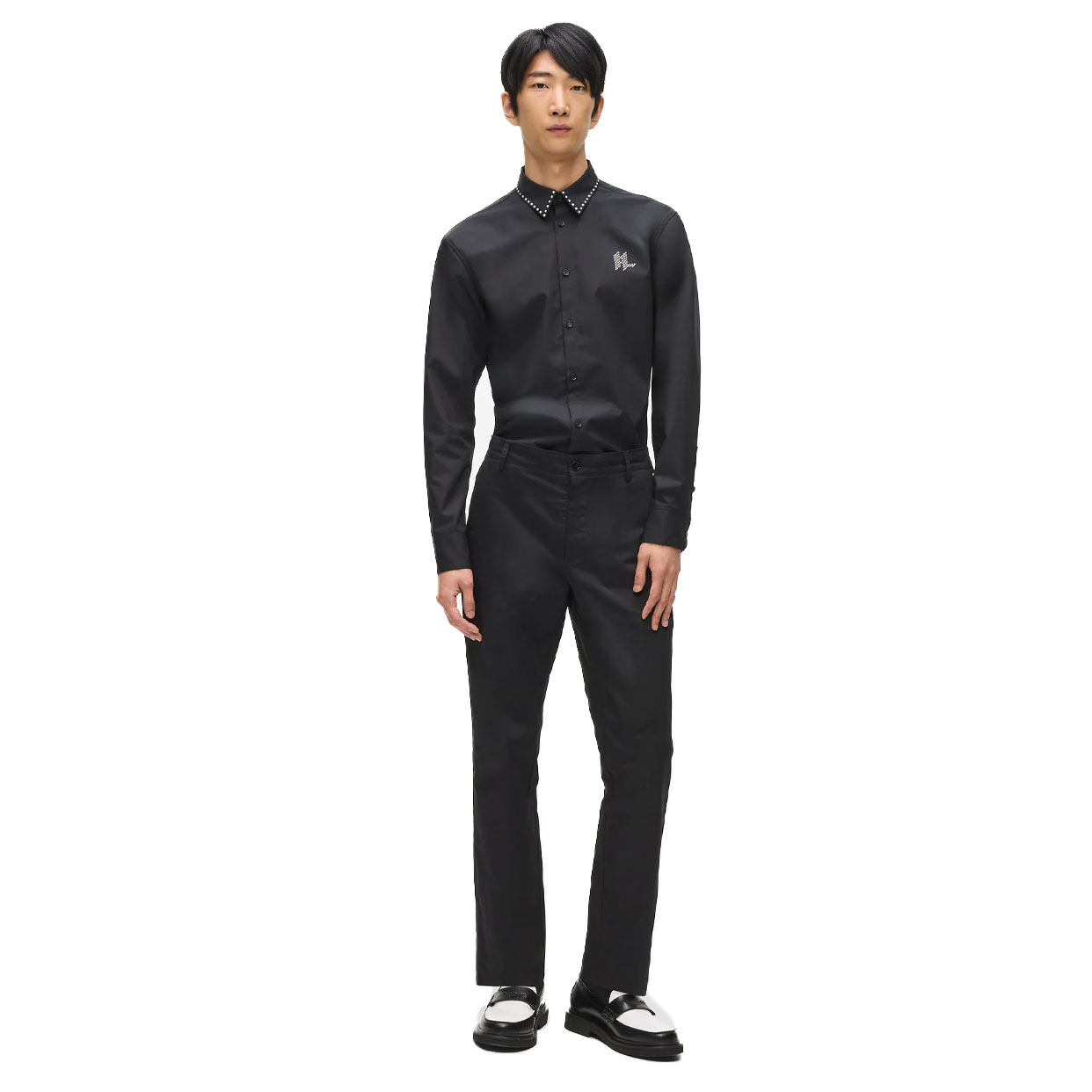 Classic Chino Pants -Black - Image 2