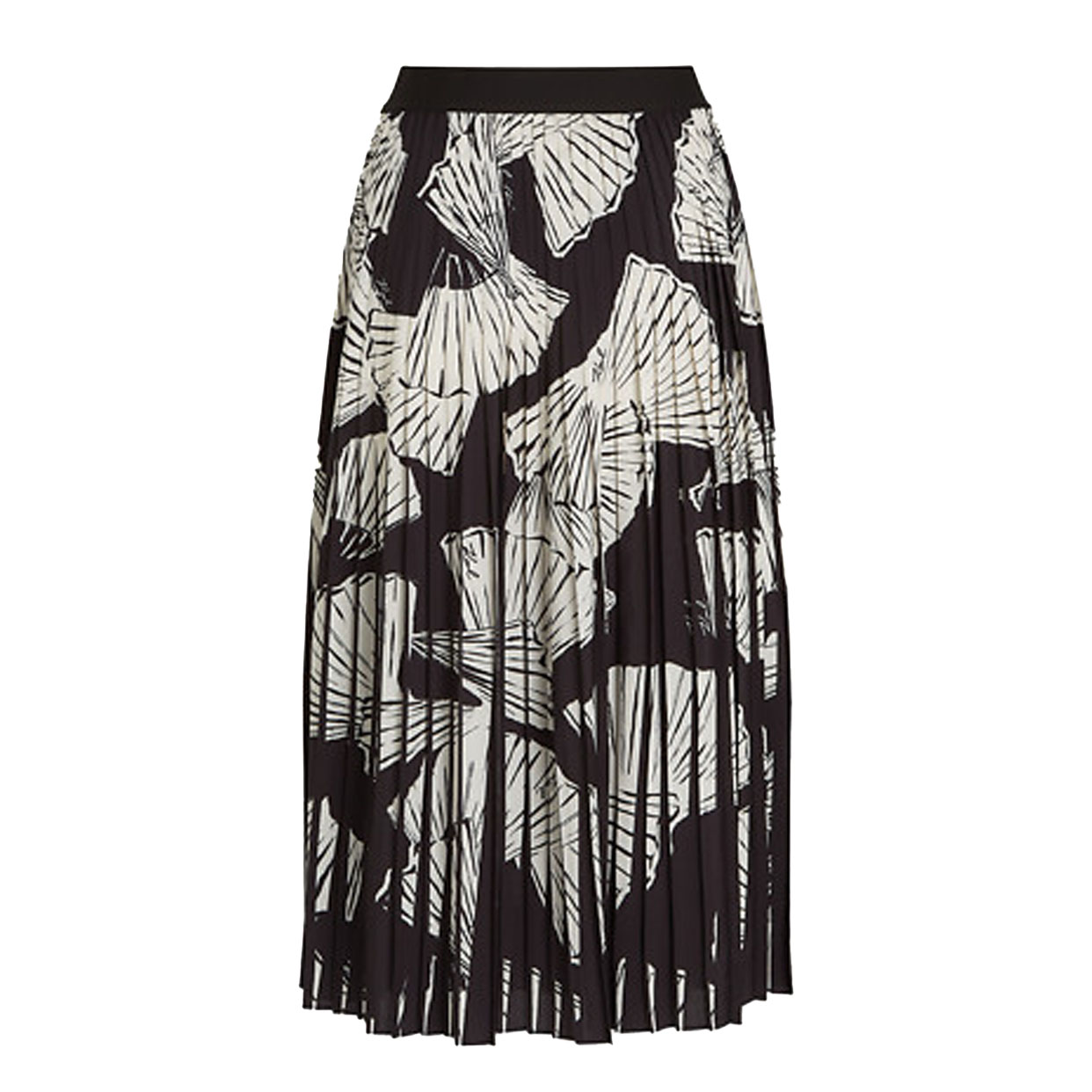 Commercial Pleated Skirt -Fan Black - Image 2