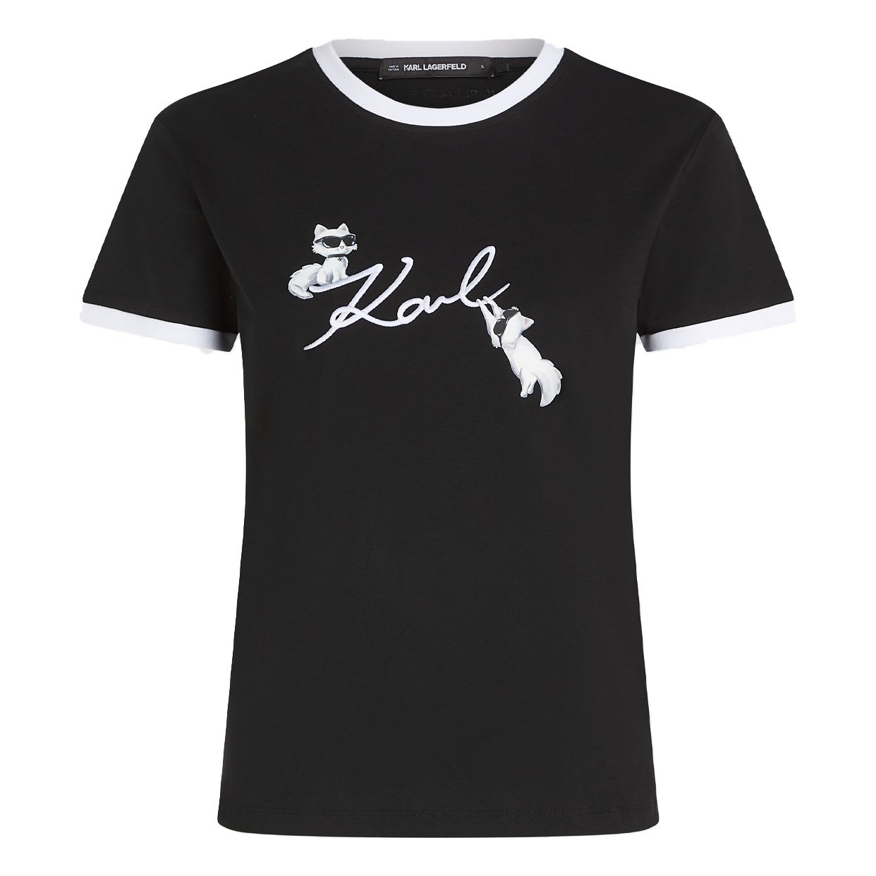 Ikon Signature Choupette T-Shirt -Black