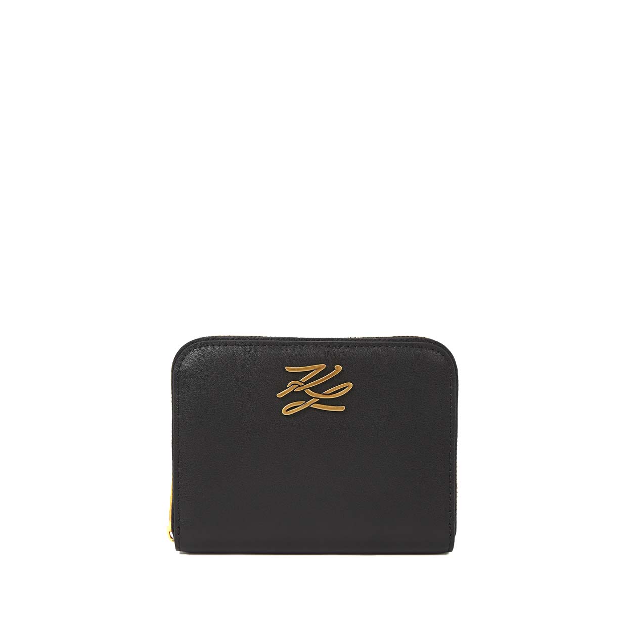 K/Autograph Zip Wallet -Black/Gold