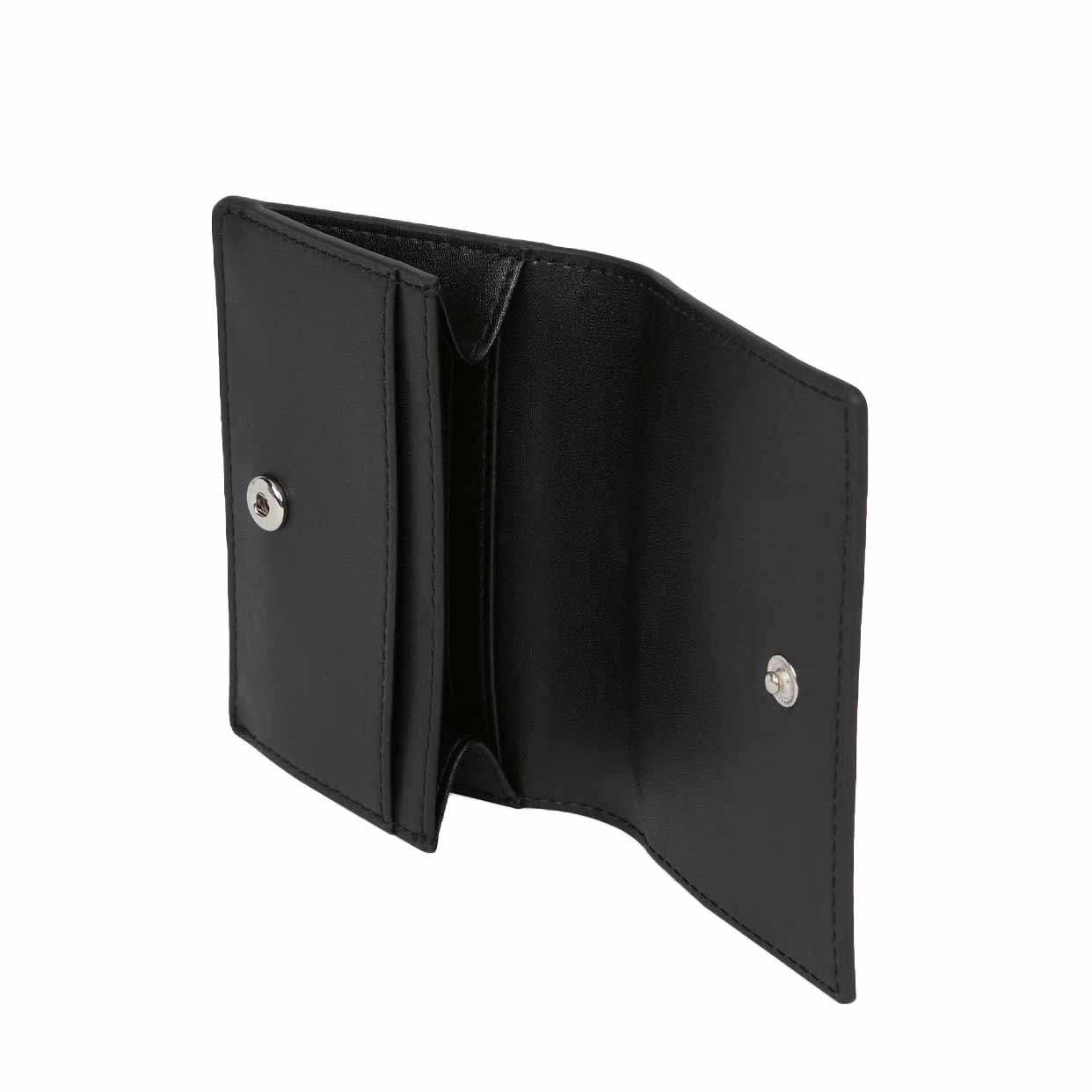 K/Circle Flap Cardholder -Black/Nickel - Image 2