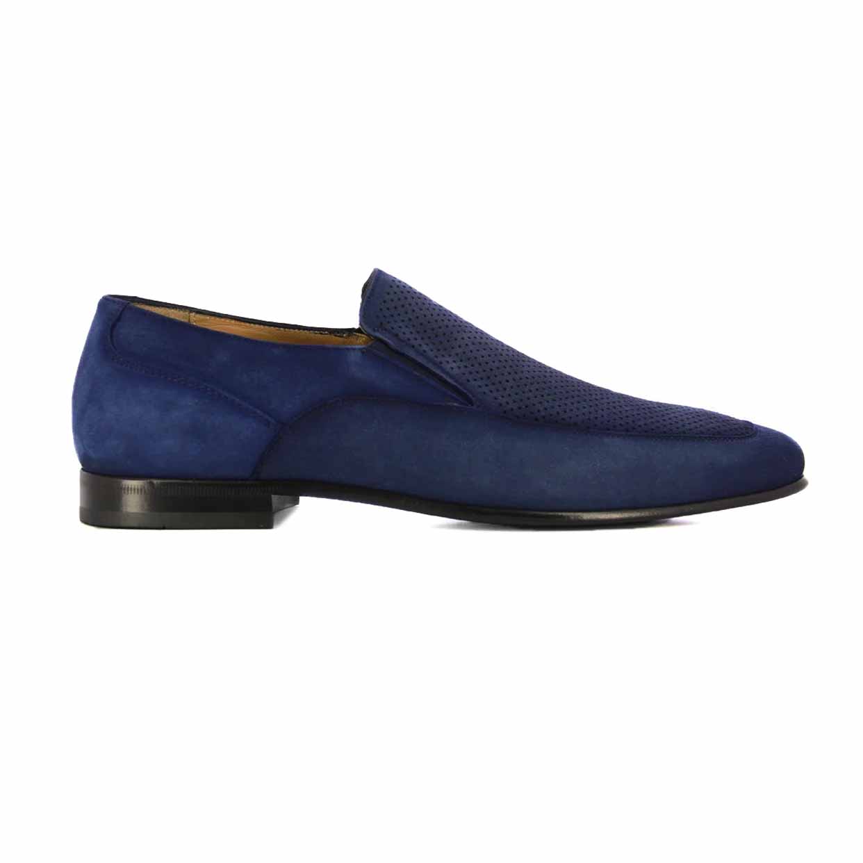 Suede Stride Loafer -Royal Blue