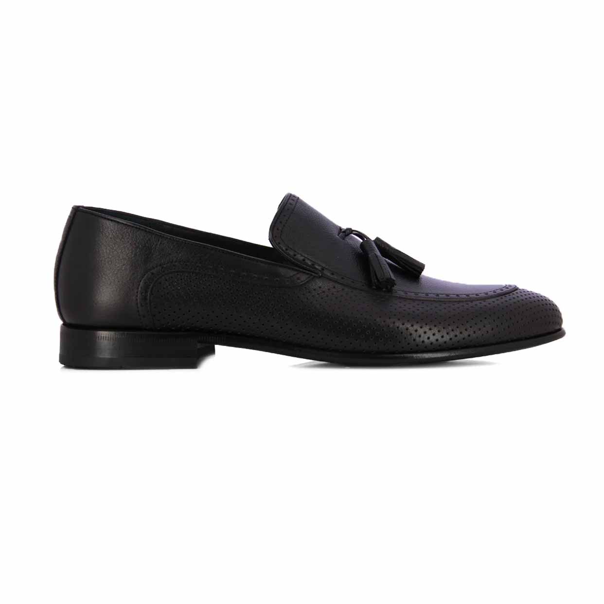 Tassel Loafers -Black