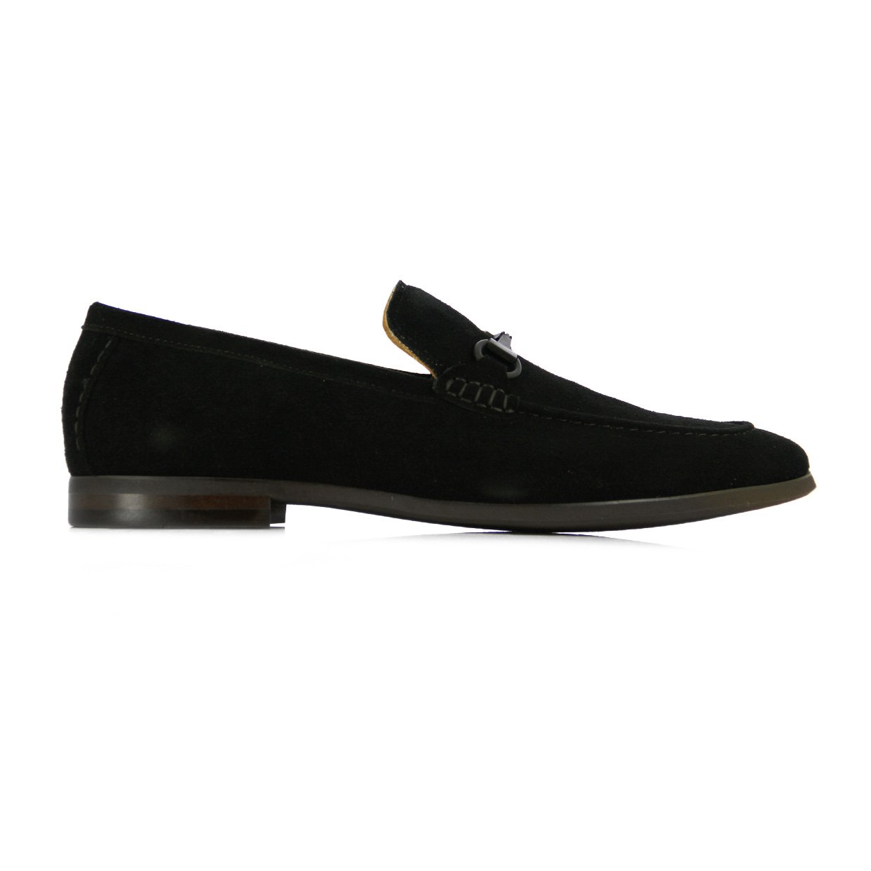 Slip On Suede Loafer -Black