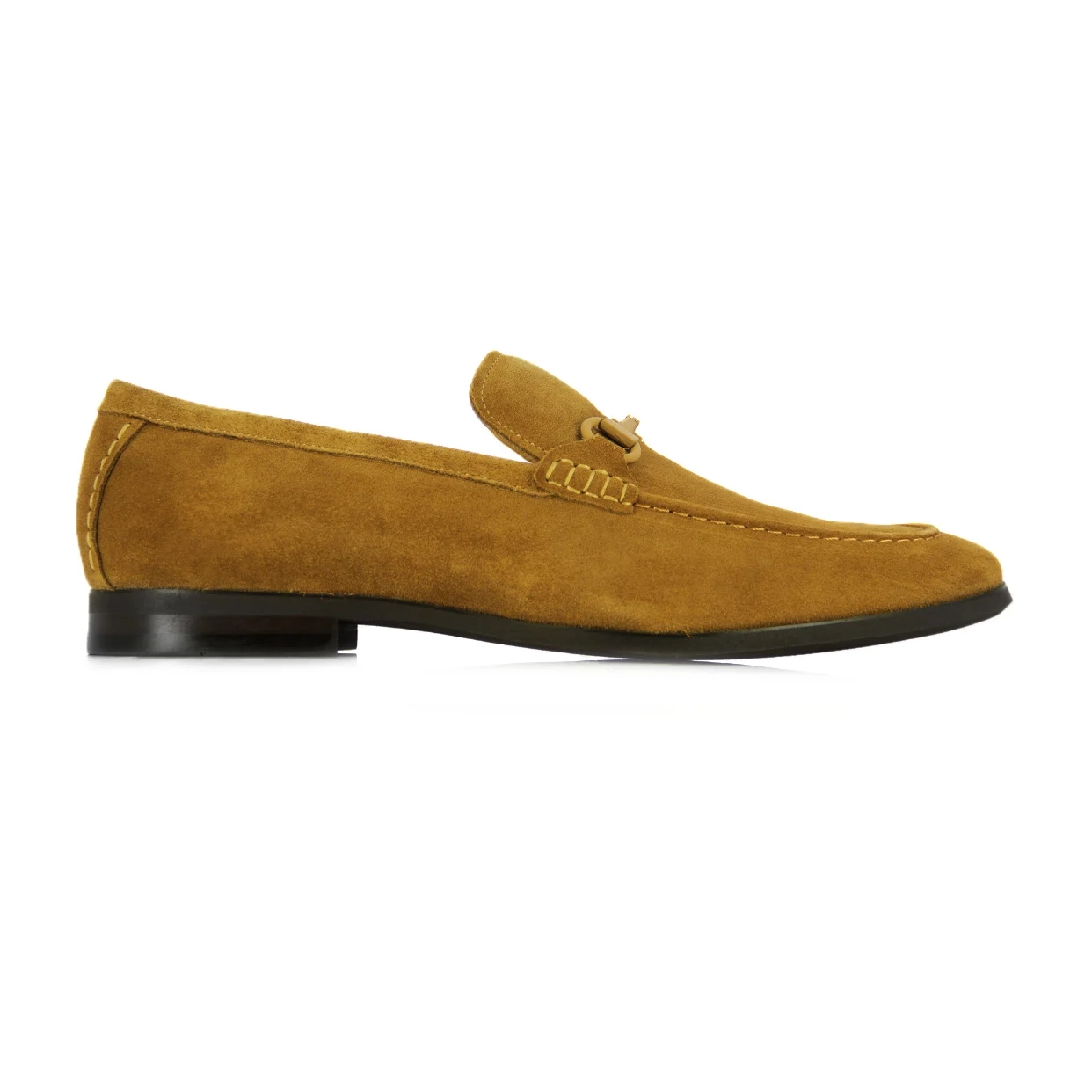 Slip On Suede Loafer -Tan
