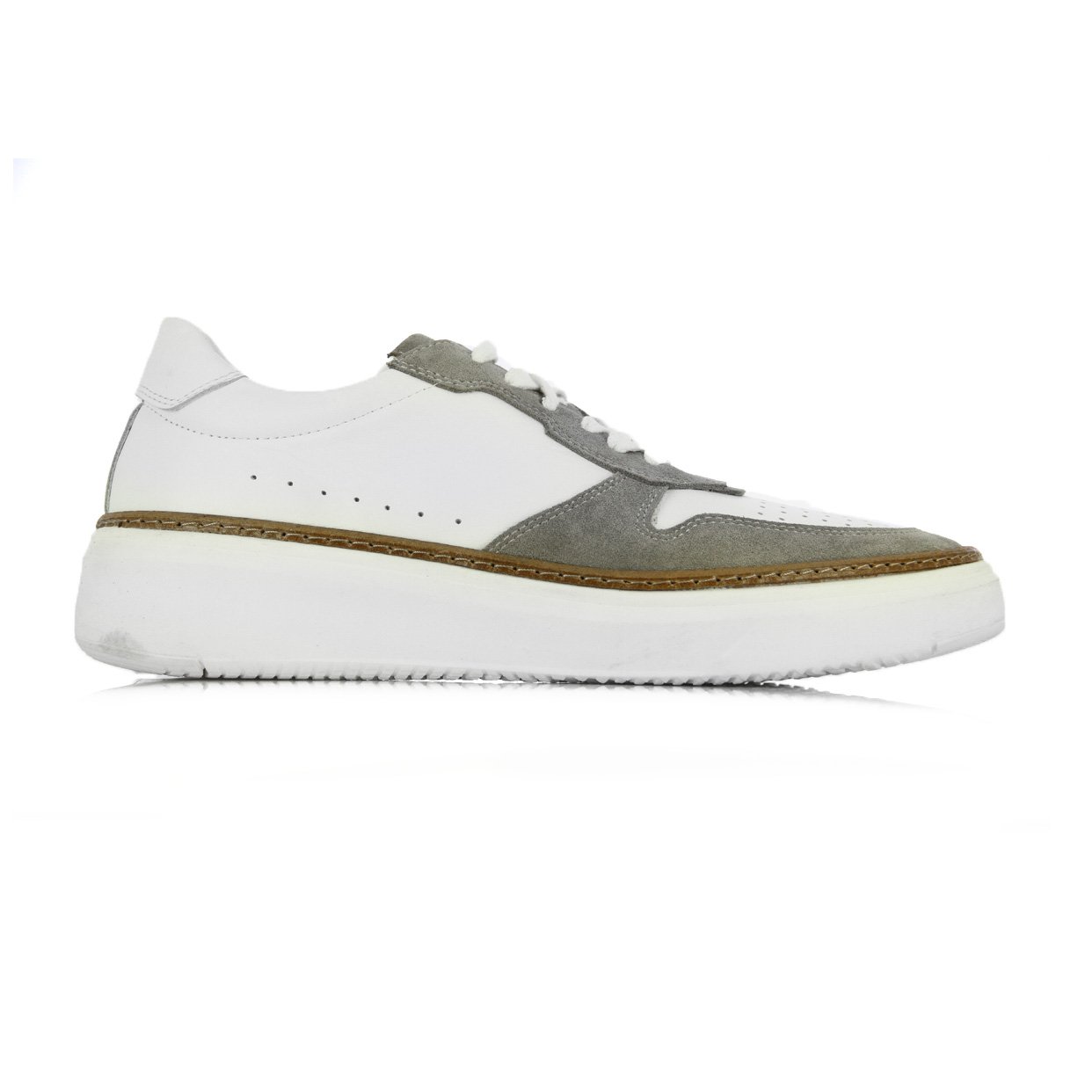 Apex Urban Low Top Sneaker -White/Grey