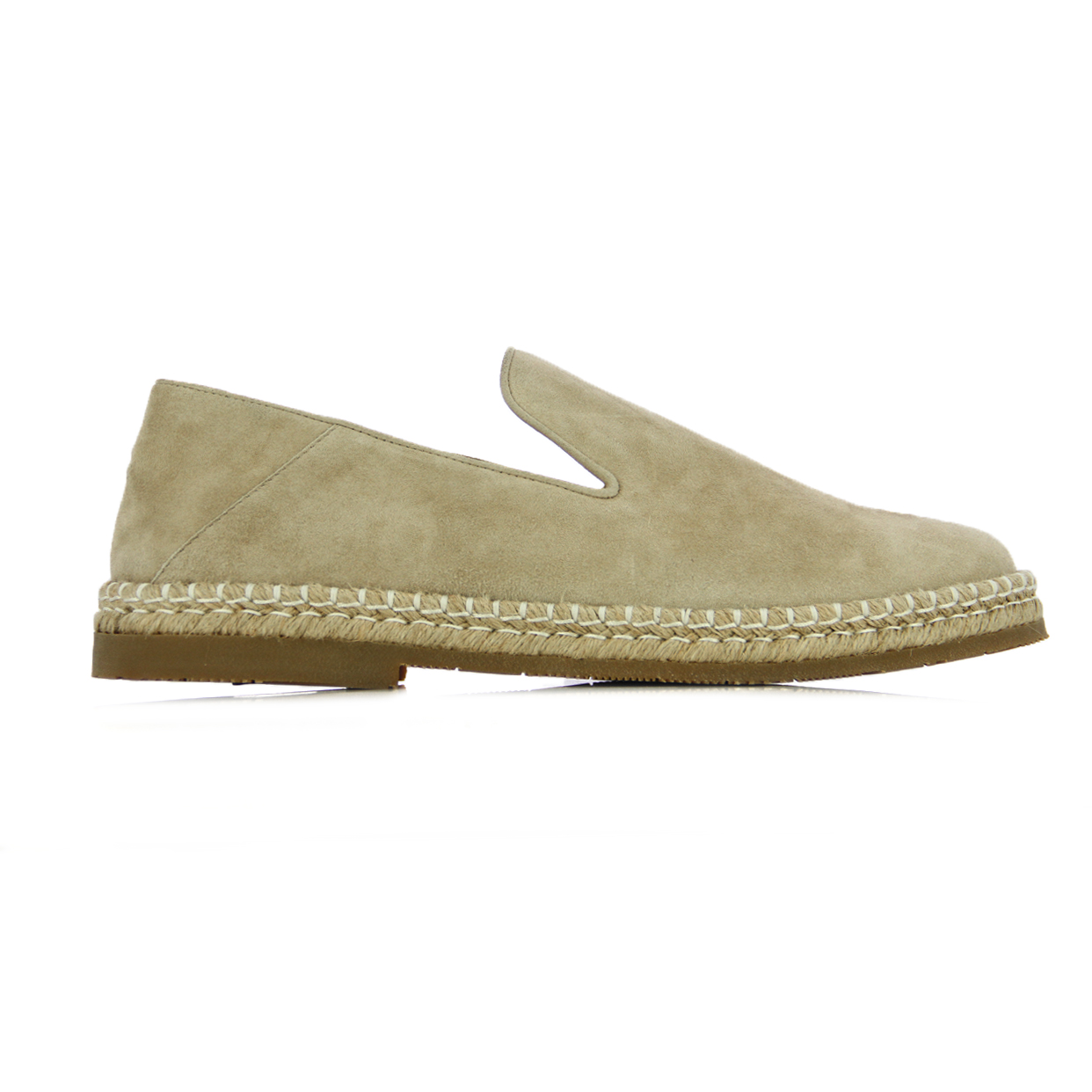 Suede Espadrille -Stone