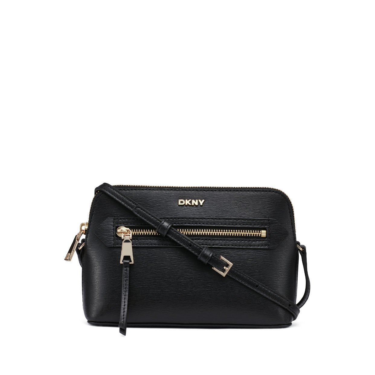 Bryant Ave Dome Crossbody Bag -Black/Gold