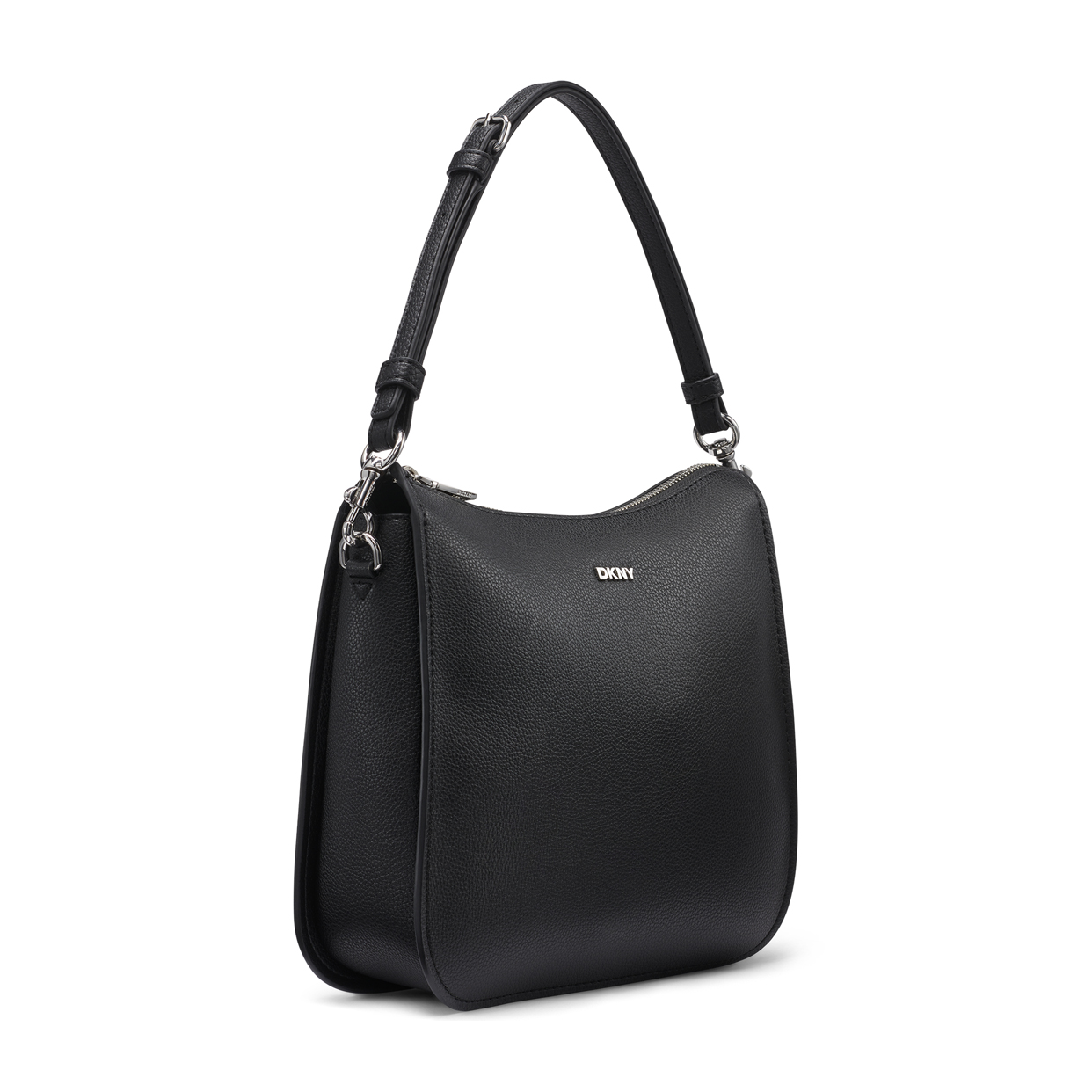 Nessa Medium Crossbody Bag -Black/Silver - Image 2