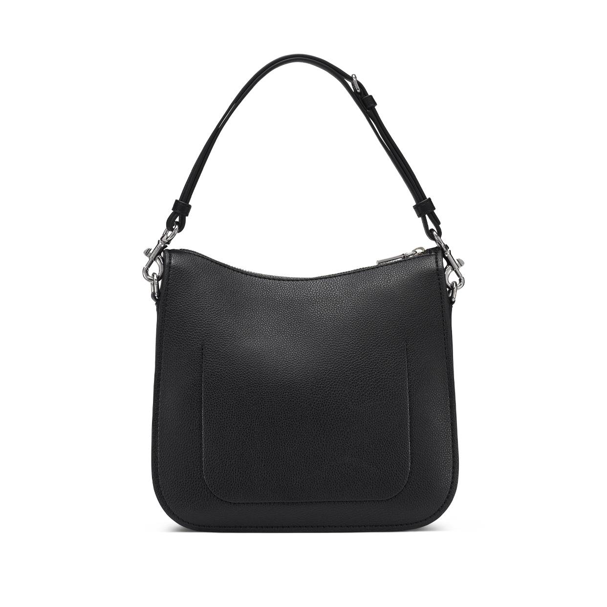 Nessa Medium Crossbody Bag -Black/Silver - Image 5