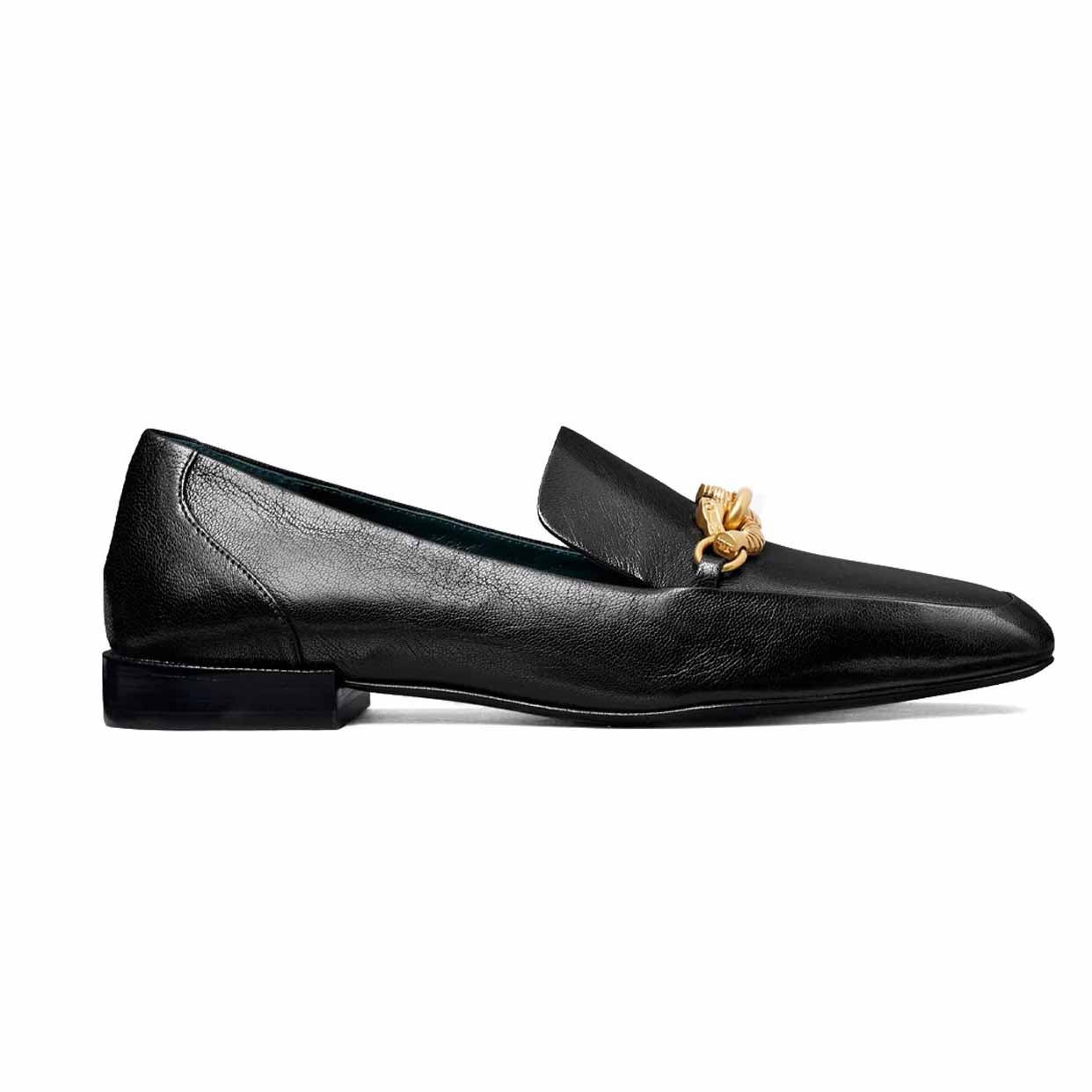 Jessa Loafer -Black/Gold
