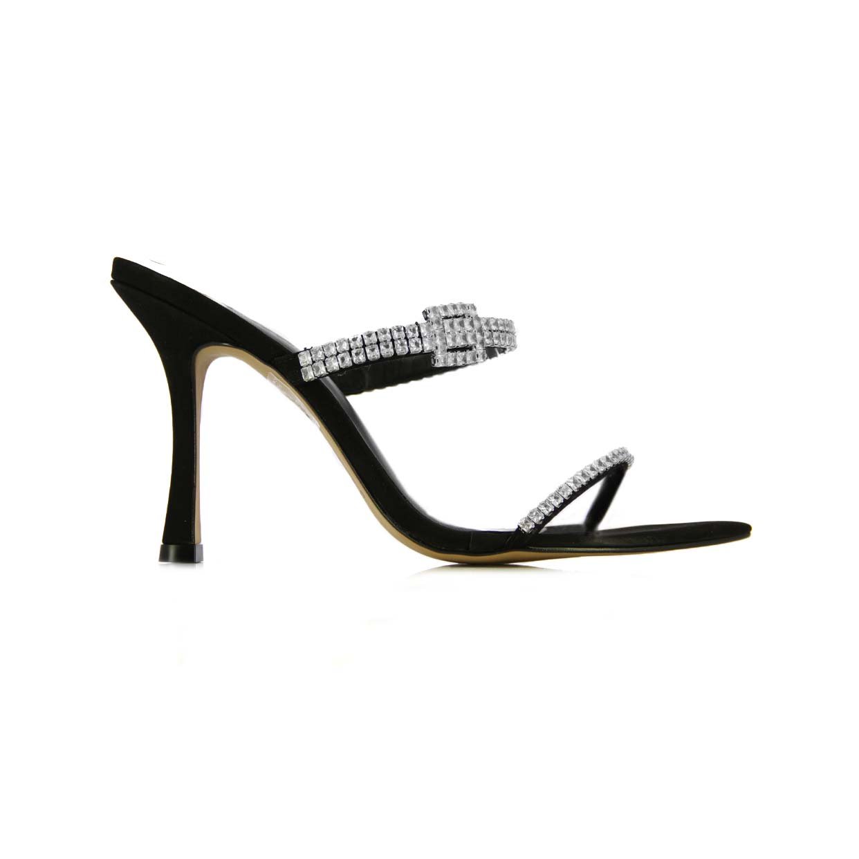 Diamanté Sandal -Black