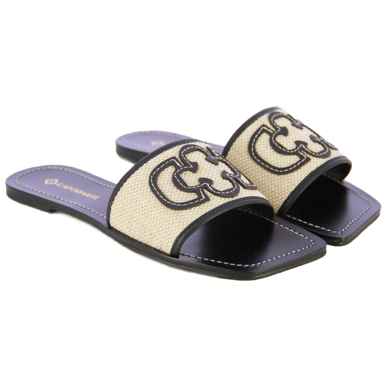 Slip-On Sandals -Black - Image 2