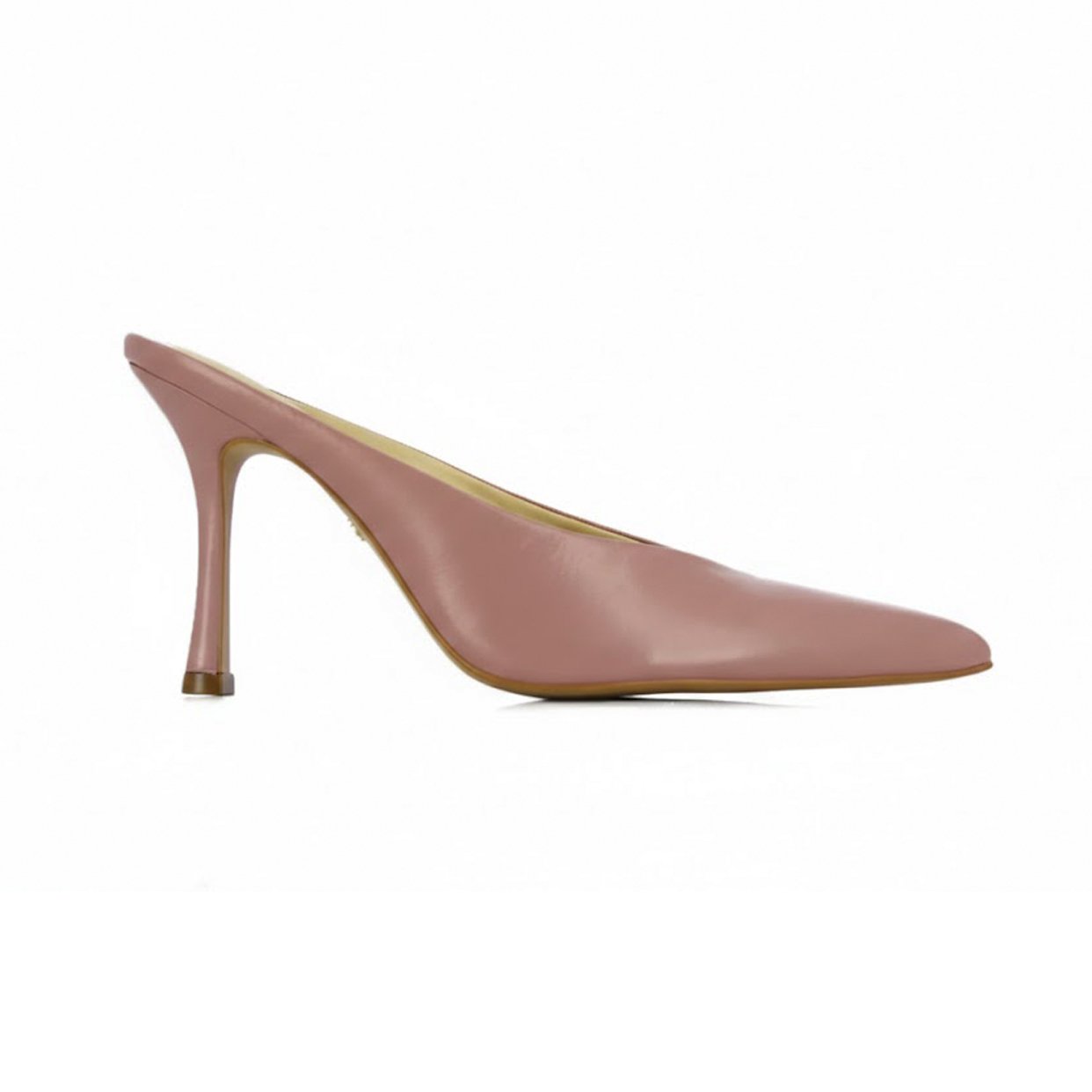 Pointed Slip-On Heels -Malva