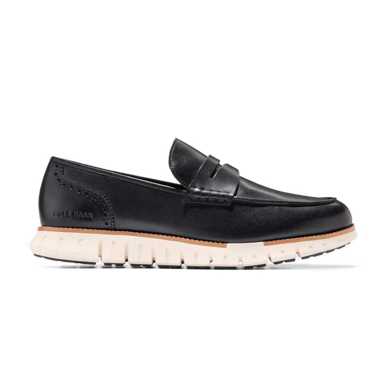 ZERØGRAND Remastered Penny Loafer -Black/Natural