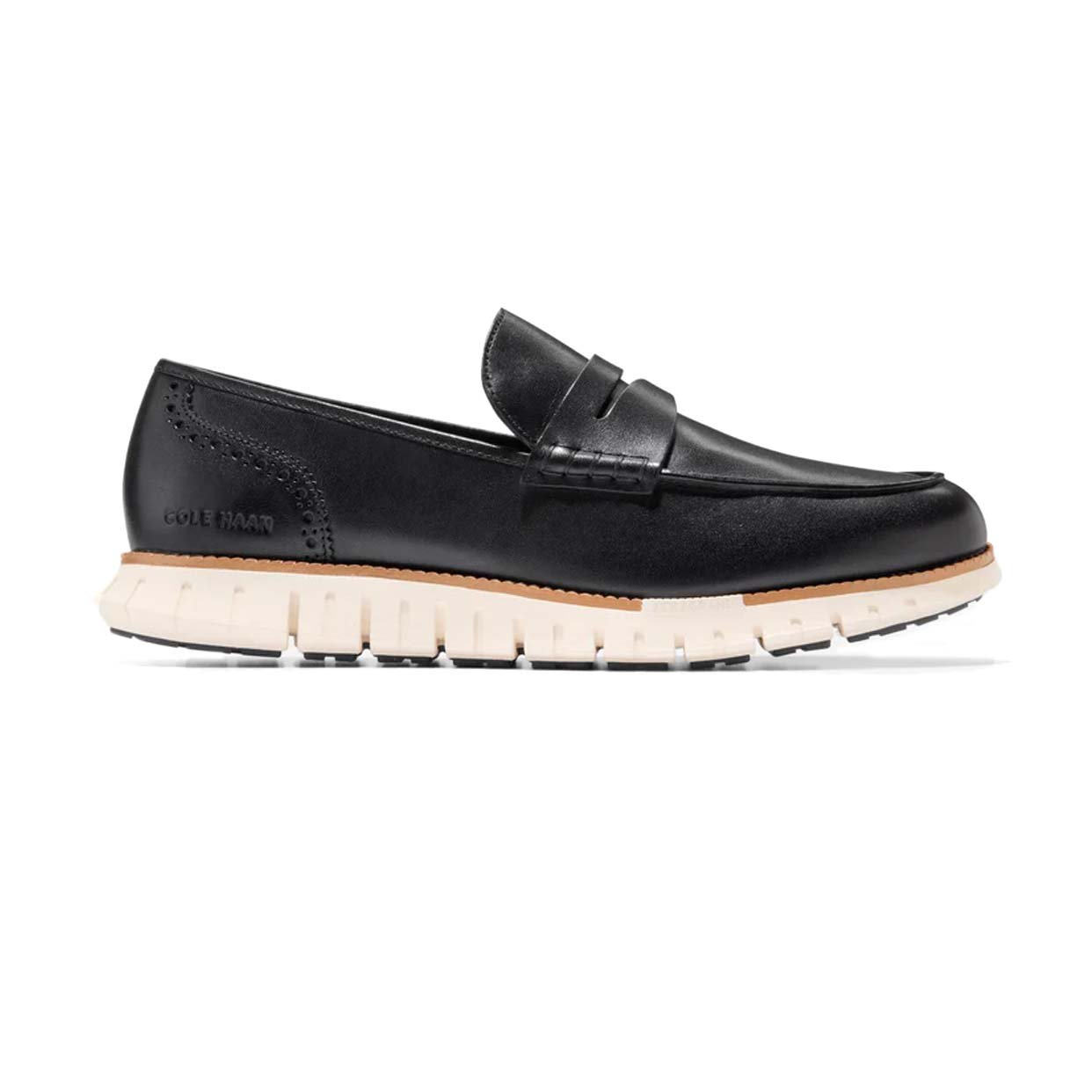 ZERØGRAND Remastered Penny Loafer -Black/Natural