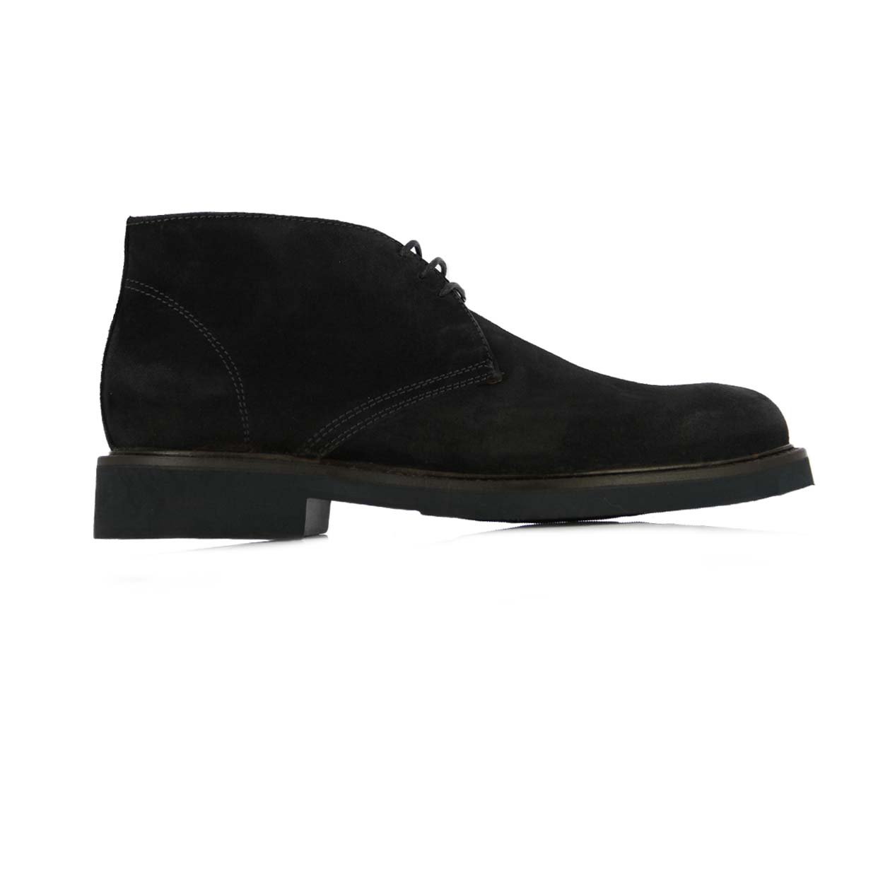 Suede Lace Up Boot -Blue