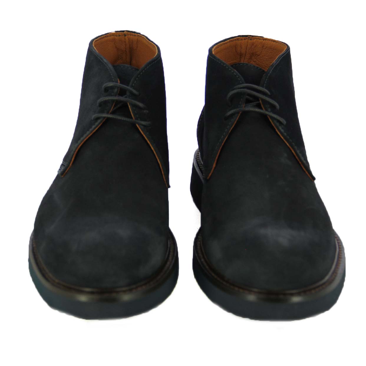 Suede Lace Up Boot -Blue - Image 3