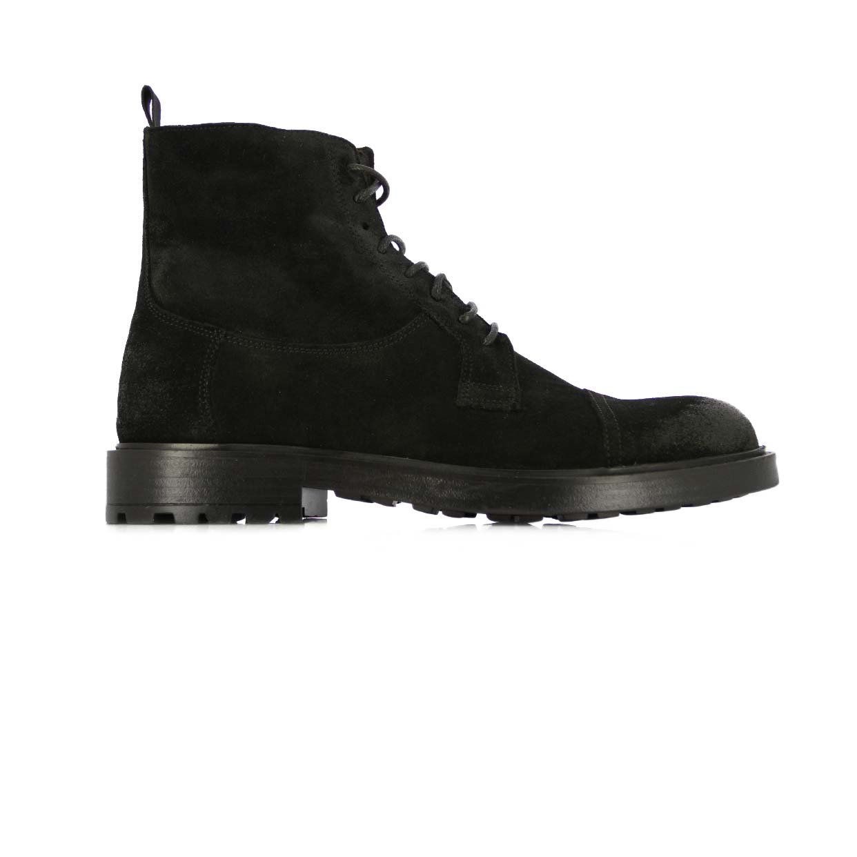Suede Stryder Boot -Black
