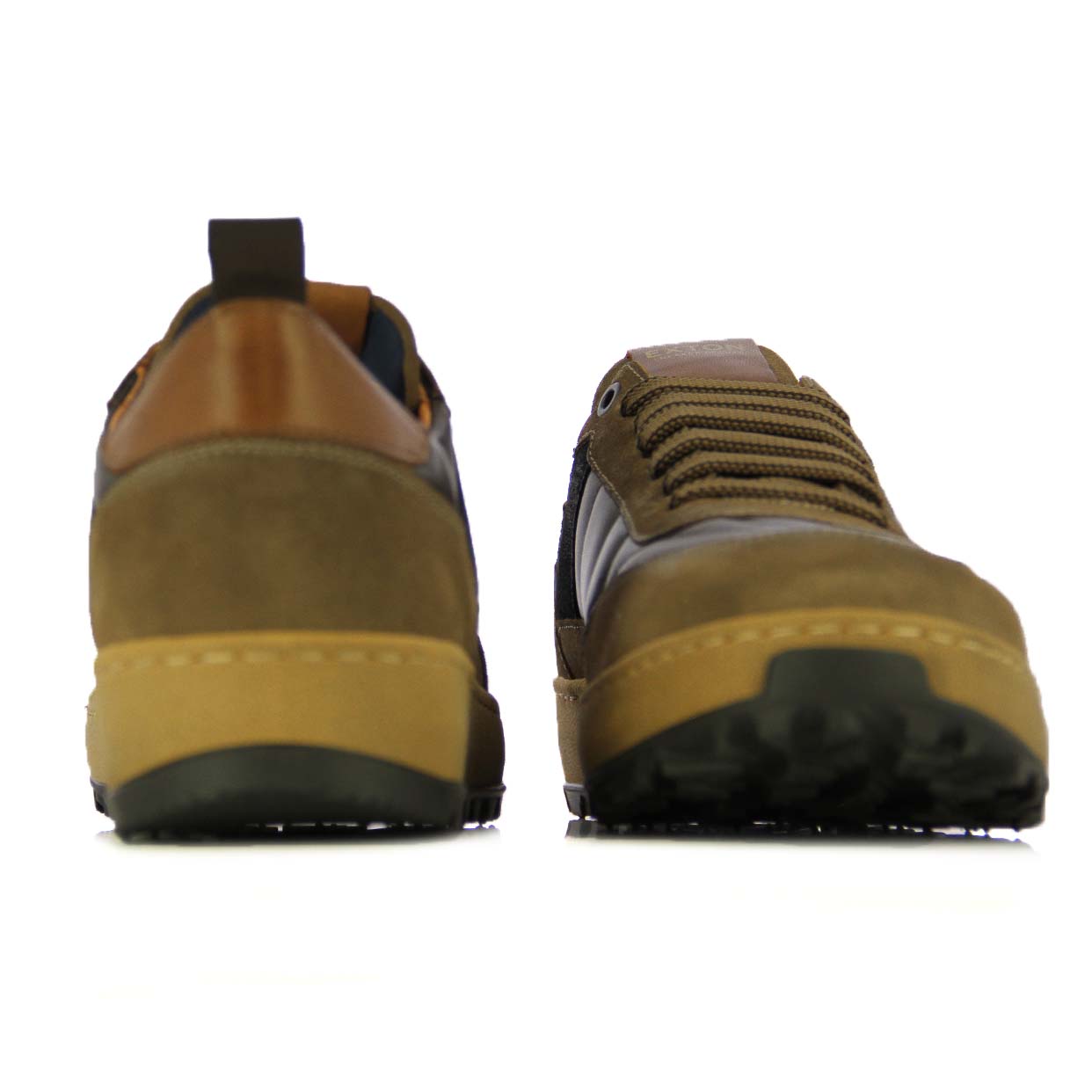 Suede Low-Top Sneakers -Tabacco - Image 5