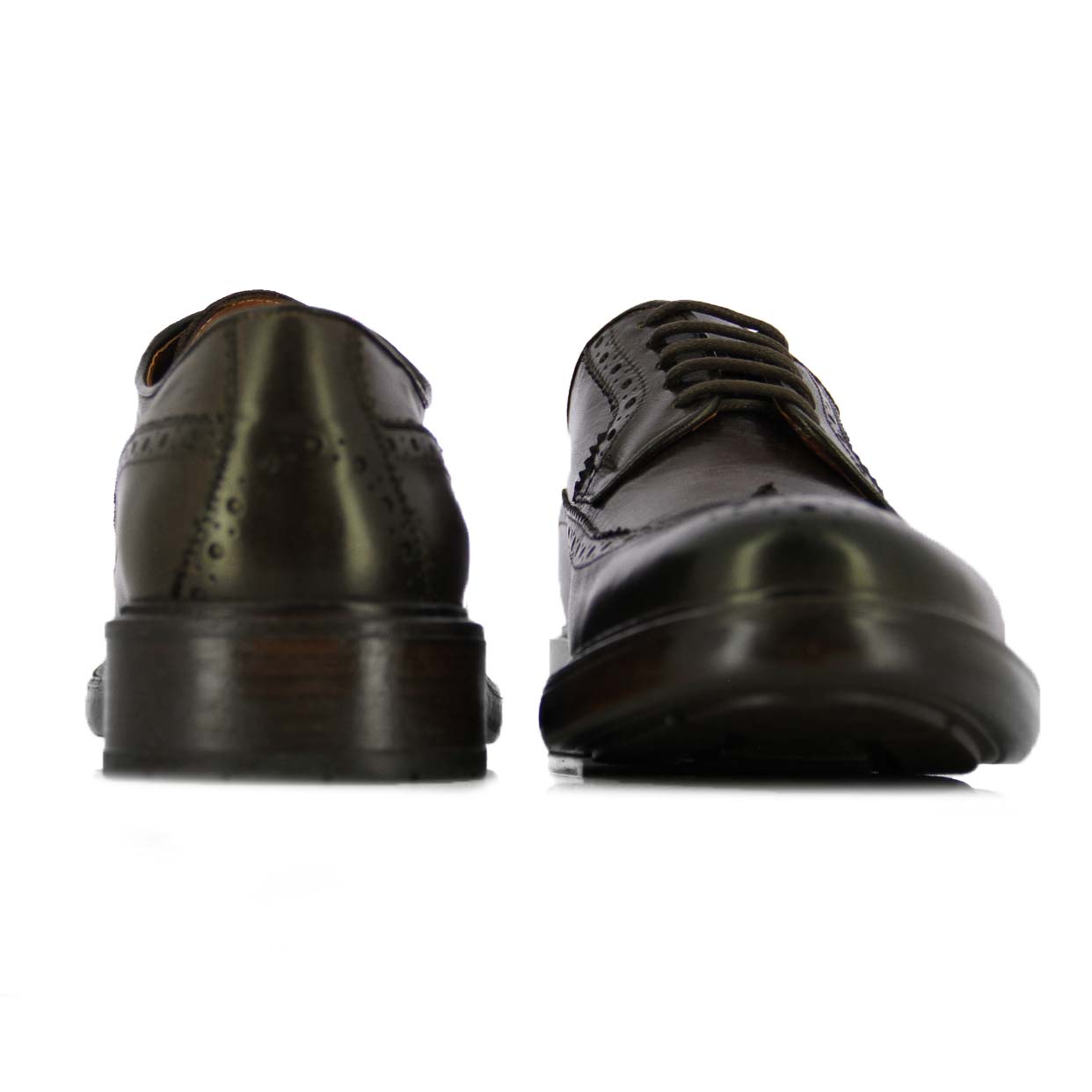 Perforated Oxfords -Brown - Image 5