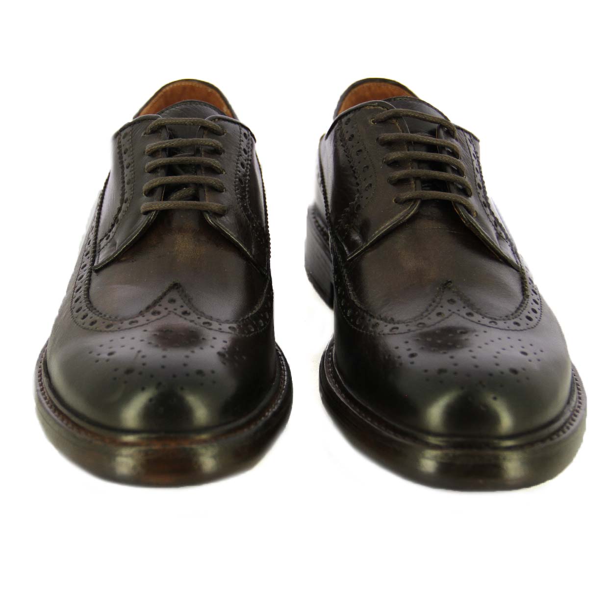 Perforated Oxfords -Brown - Image 3