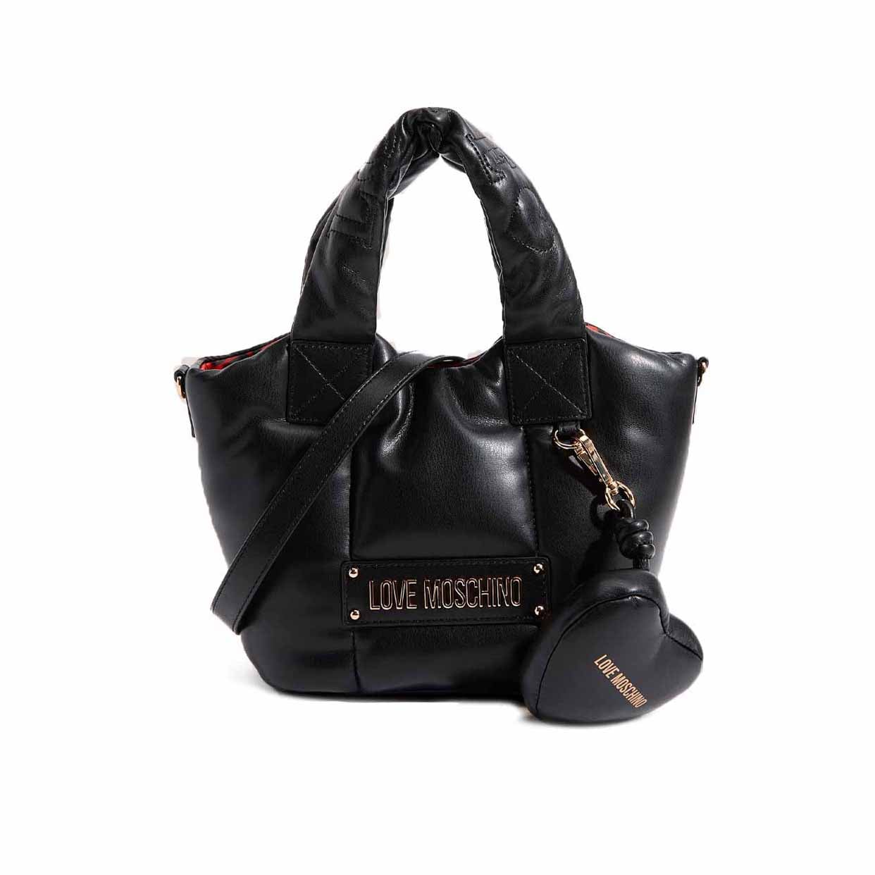 Puffy Quilt Logo Bag -Black/Red