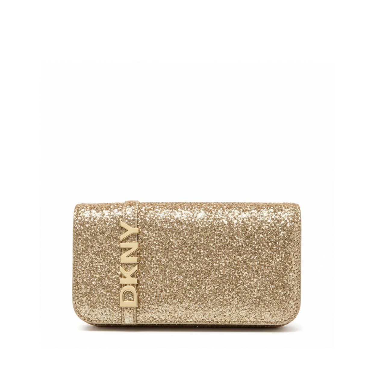 Avril Glitter Chain Crossbody Bag -Gold