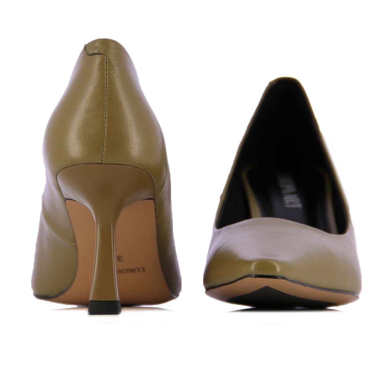 Leather Pumps -Green - Image 5