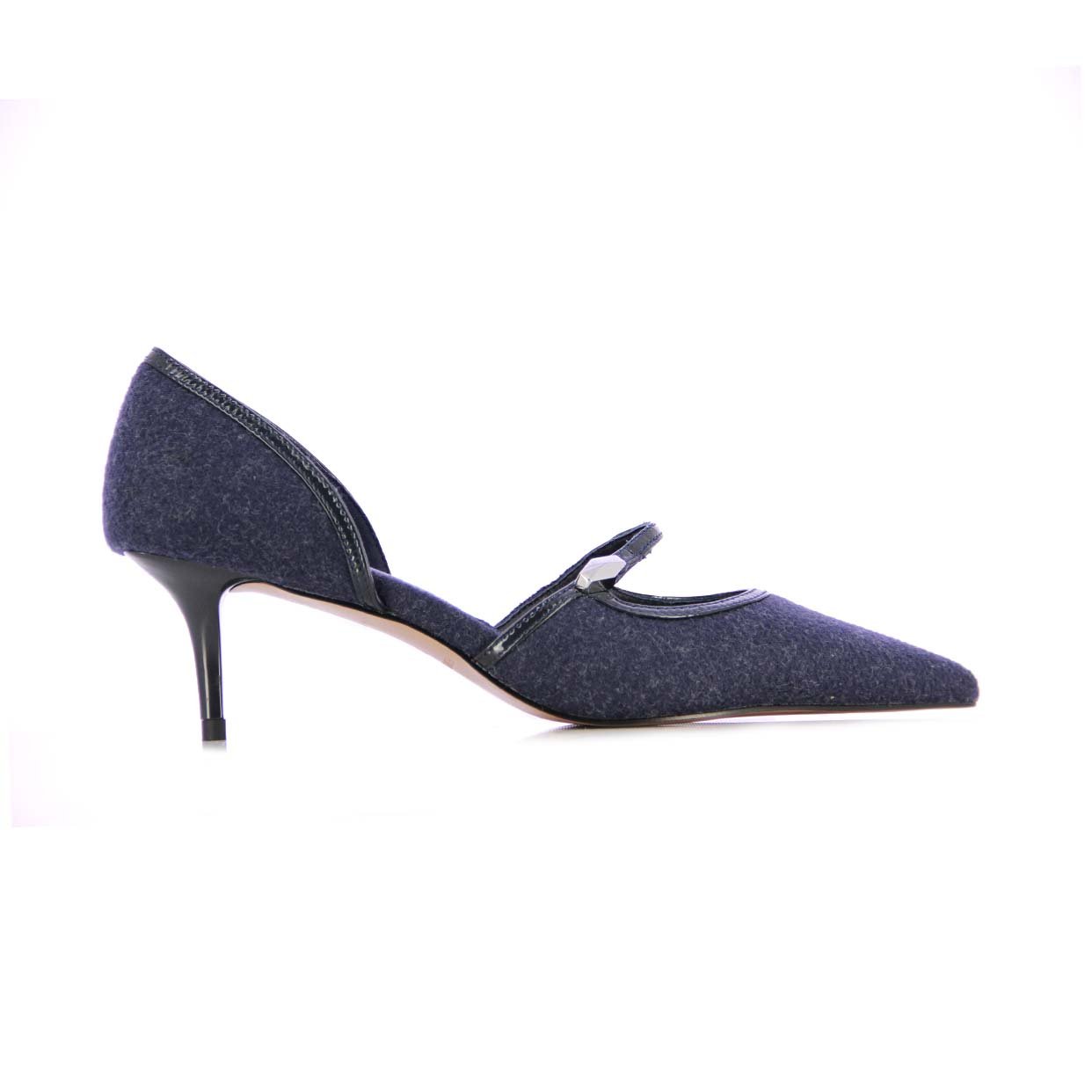 Mid Heel Pumps -Blue