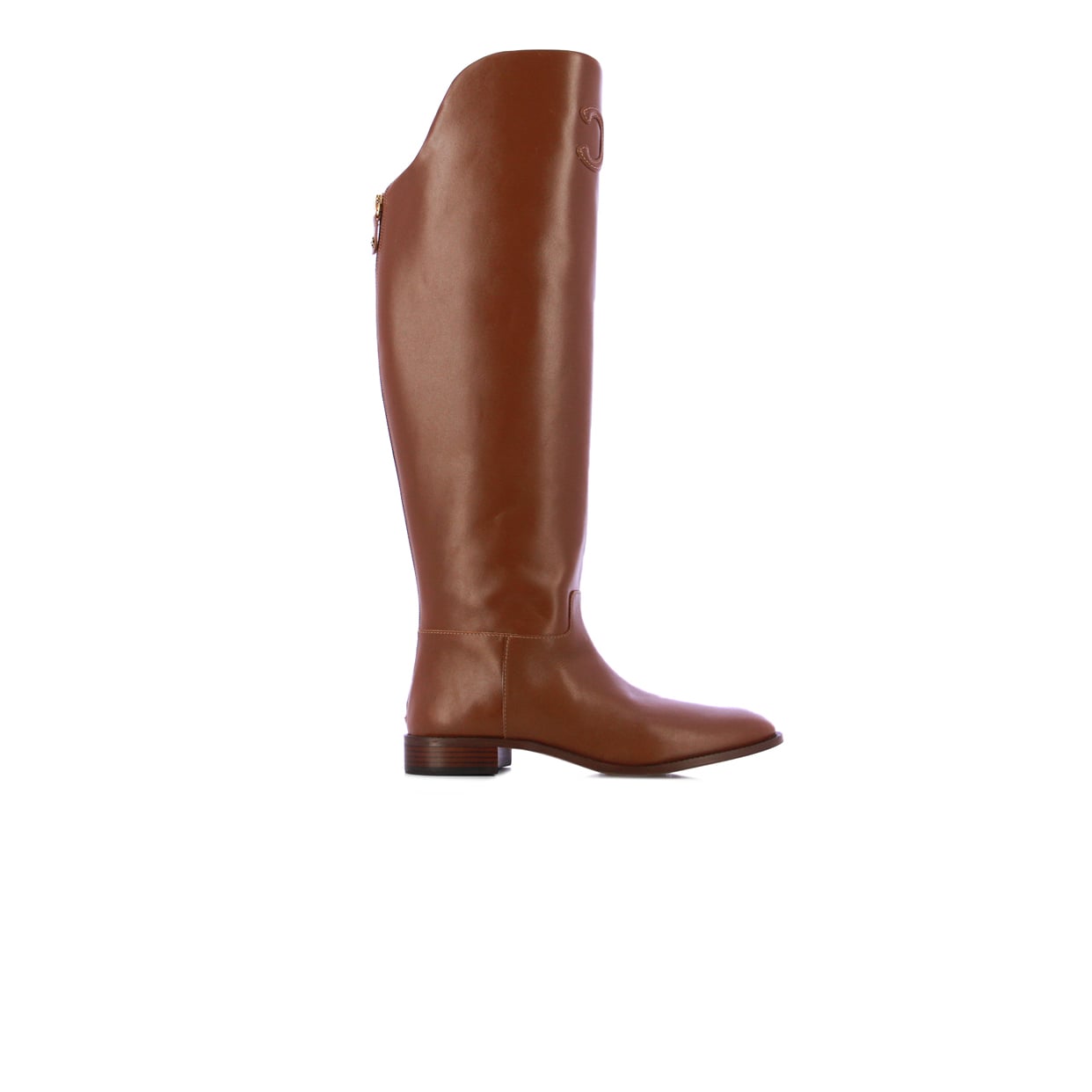 Knee High Leather Boots -Camel