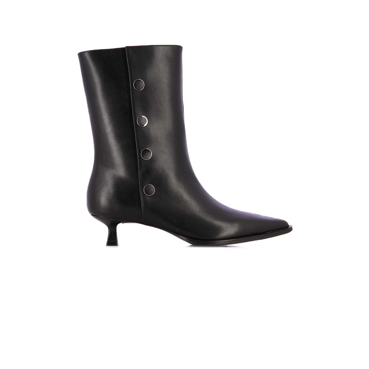 Stud Ankle Boot -Black