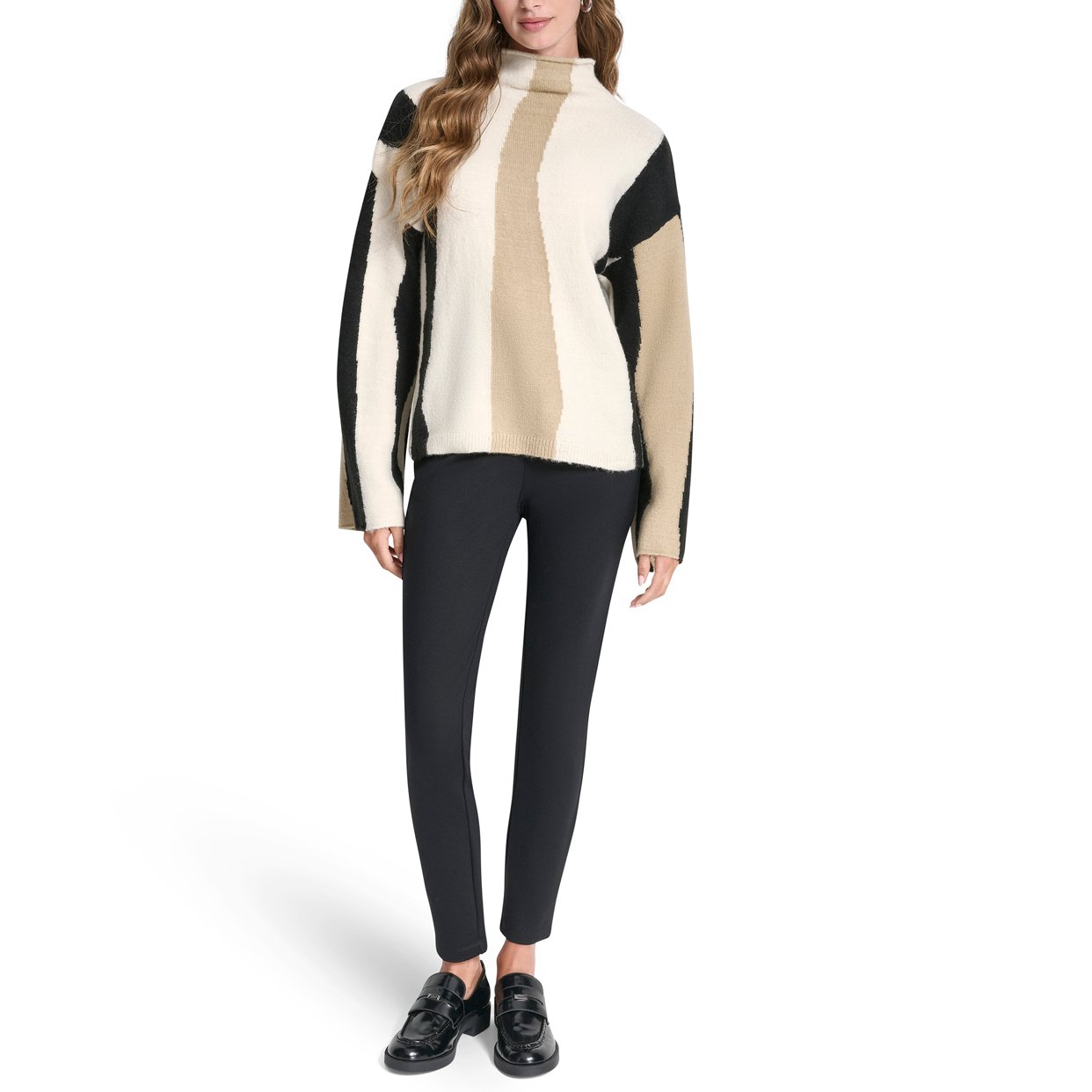 Roll Neck Sweater -Multi