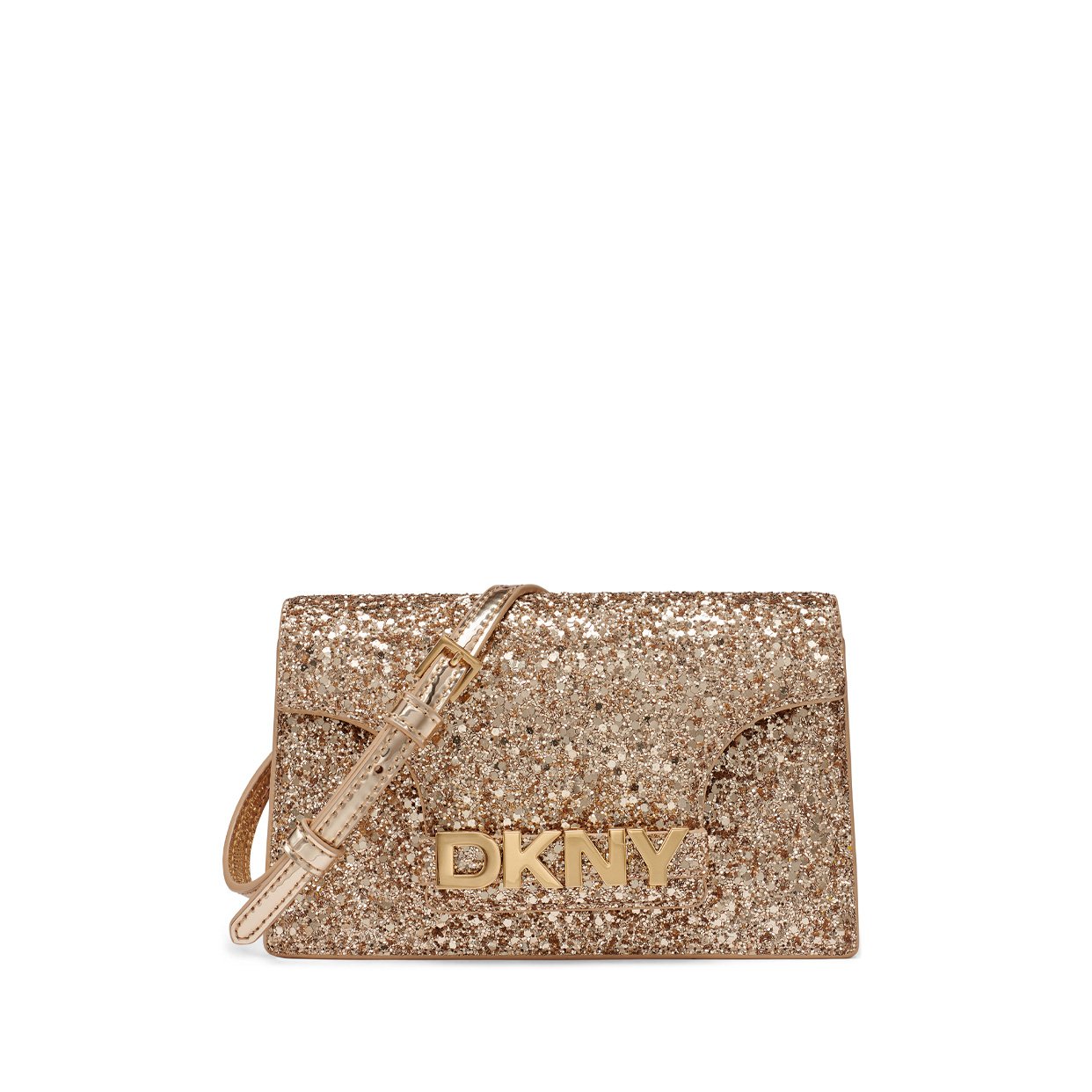 Avril Glitter Wallet Bag -Gold