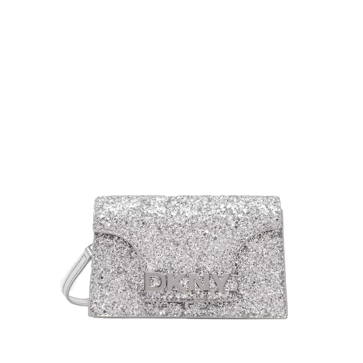Avril Glitter Wallet Bag -Silver