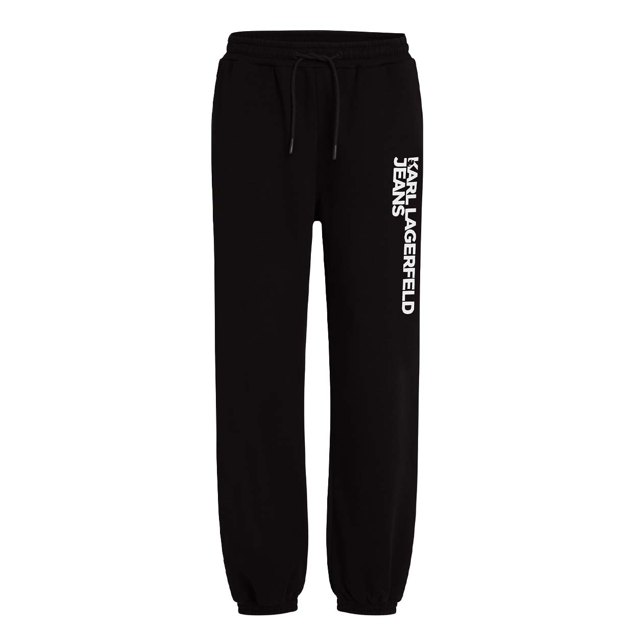 Slim-Flit Sweatpants -Black