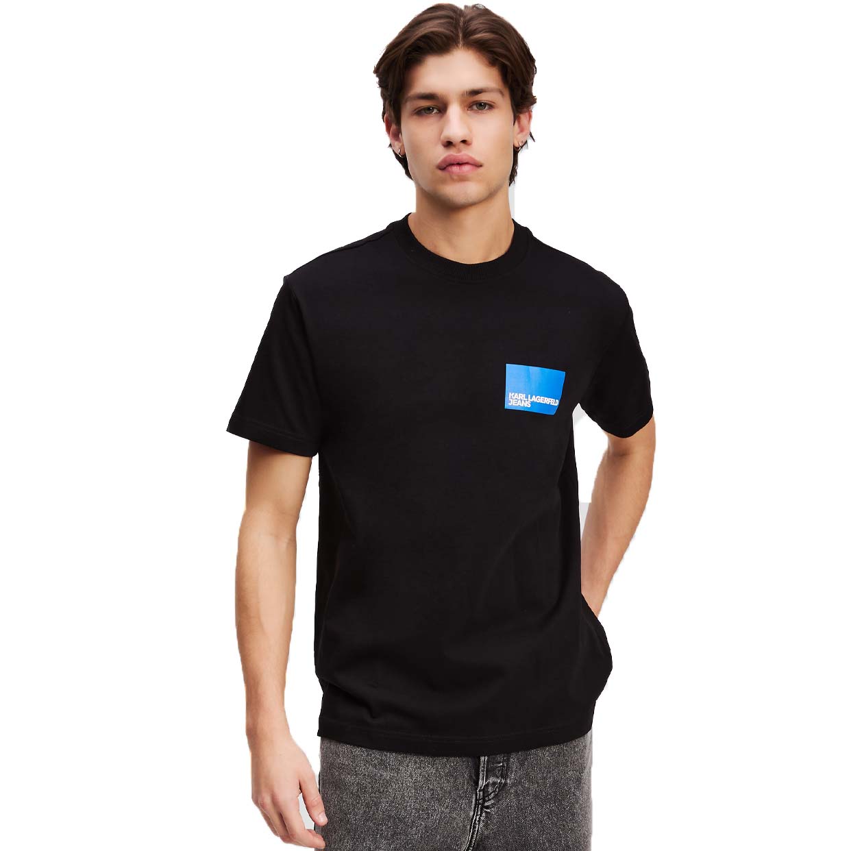 Box Logo T-Shirt -Black - Image 2