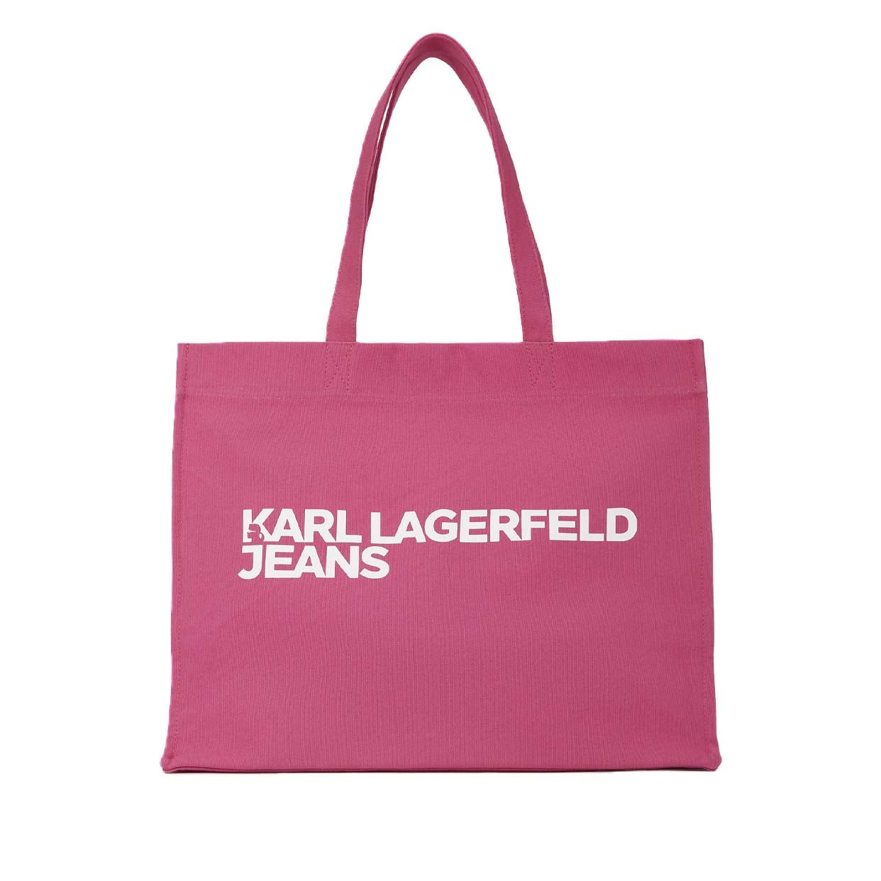 Logo Canvas Shopper Bag -Very Berry