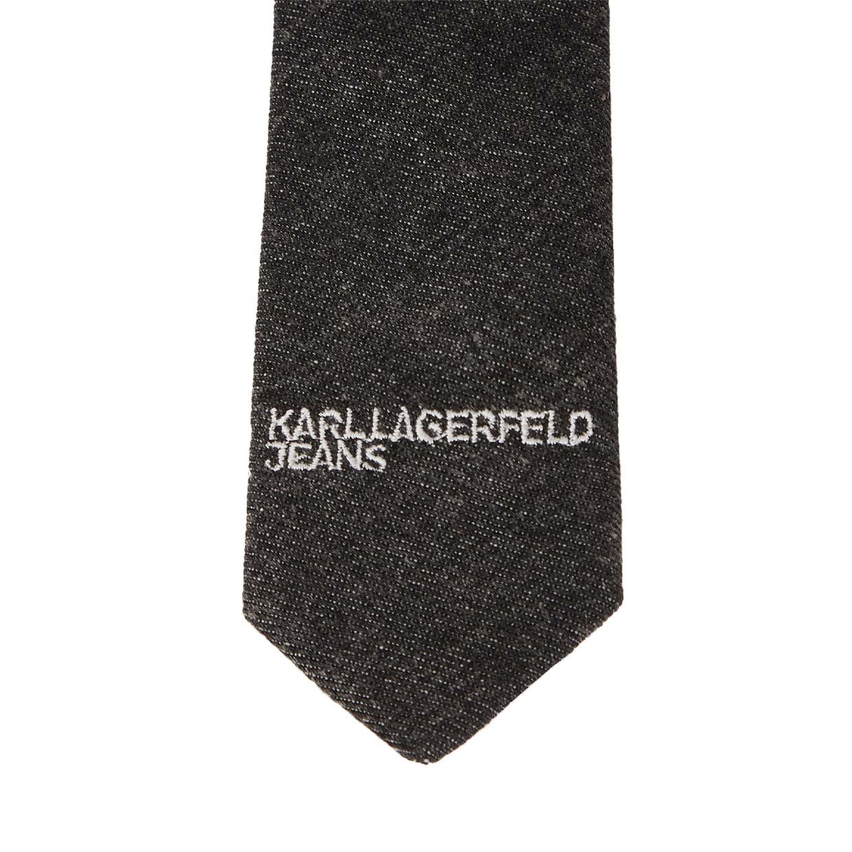 Denim Tie -Black - Image 3