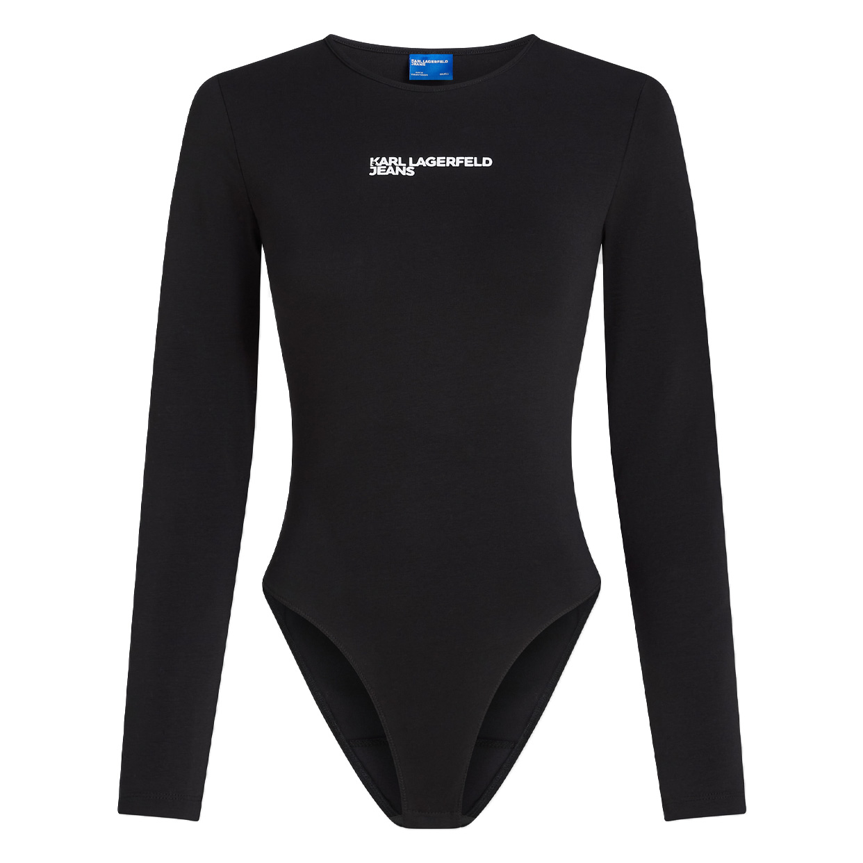 Long-Sleeved Bodysuit -Black