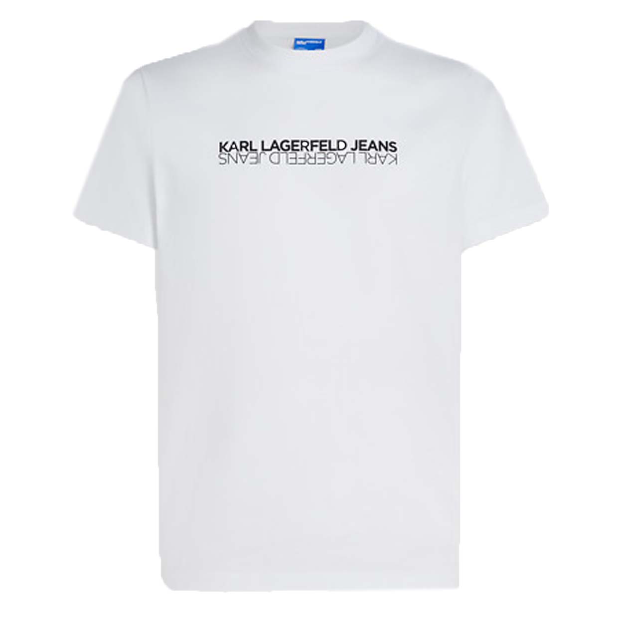 Slim Ss Reflection Tee -White