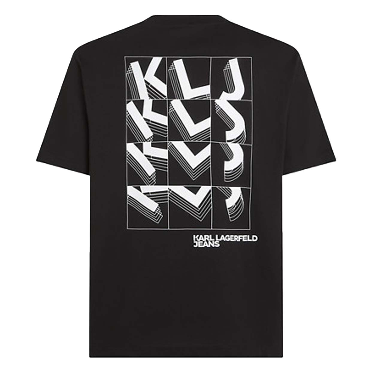 Reg Ss Letters Tee -Black - Image 2