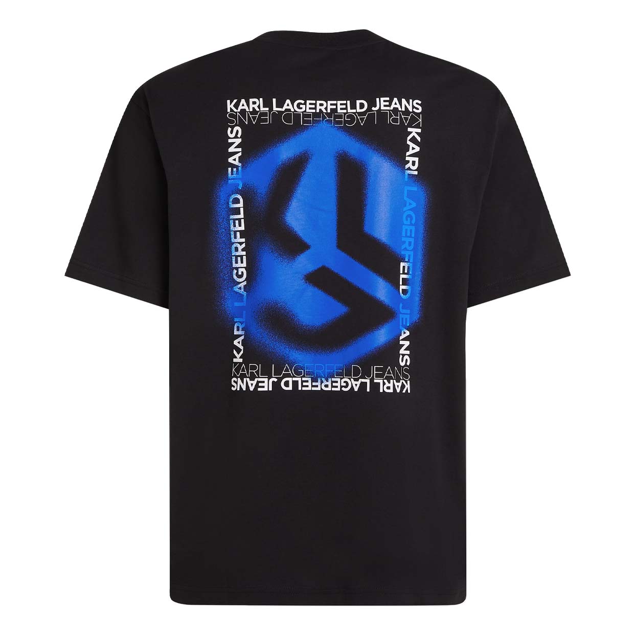 Graffiti Monogram T-Shirt -Black - Image 5