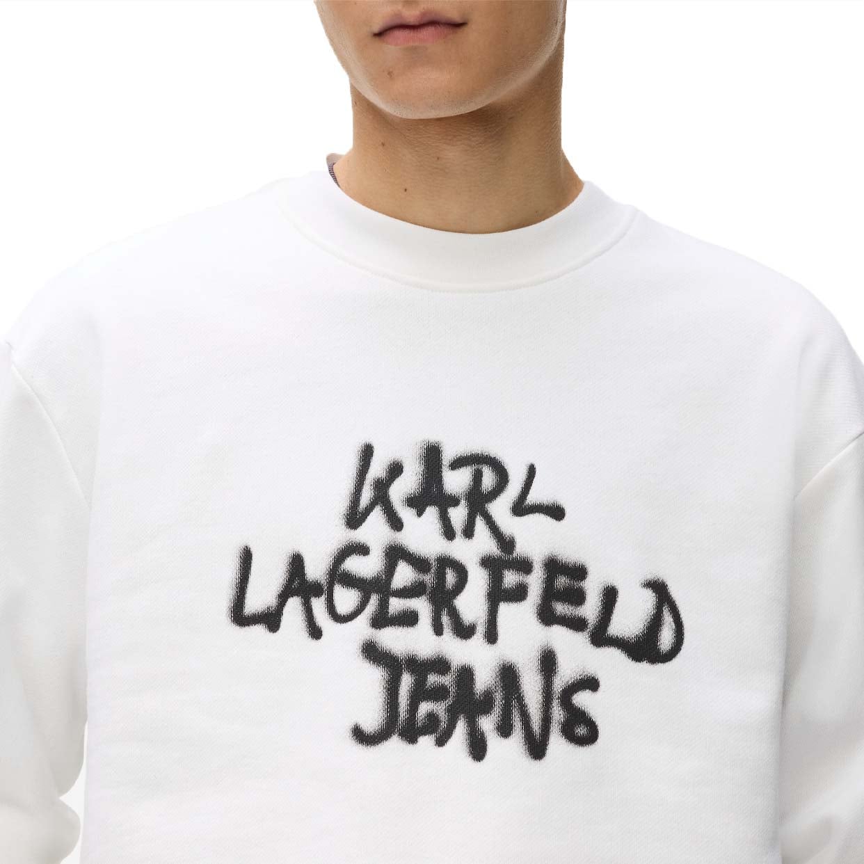 Graffiti Sweatshirt -White - Image 3