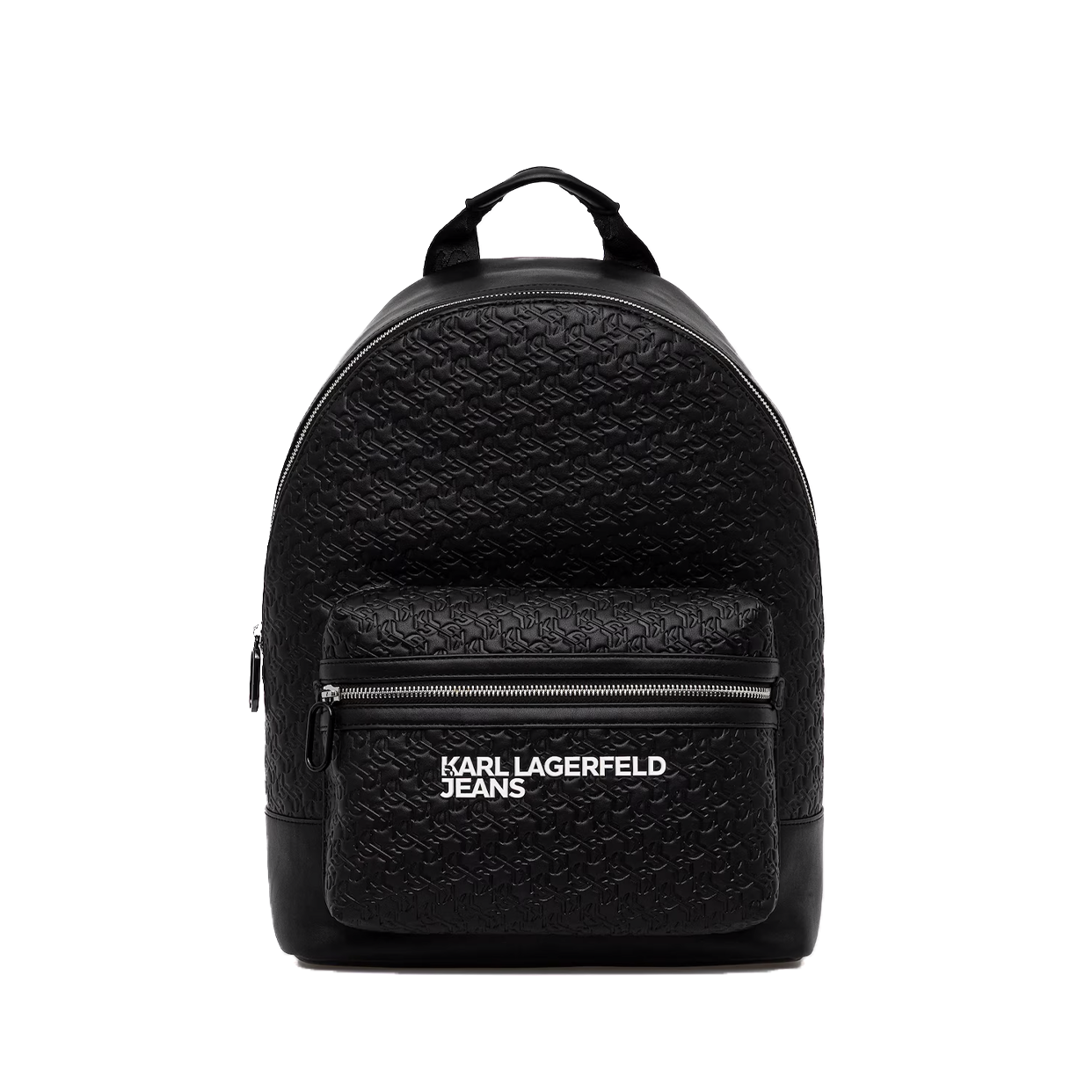 Essential Backpack Embossed -Black